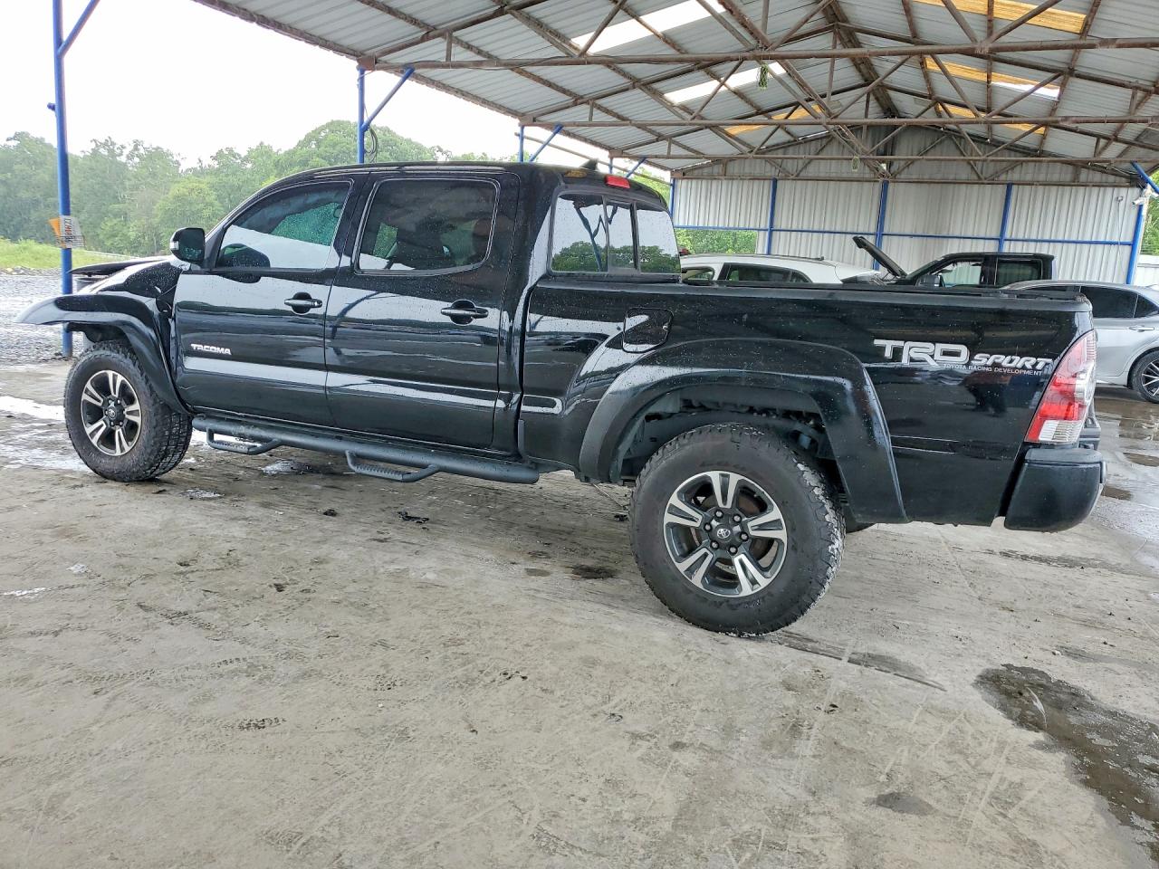 2015 Toyota Tacoma Double Cab Prerunner Long Bed Черный vin: 5TFKU4HNXFX005758