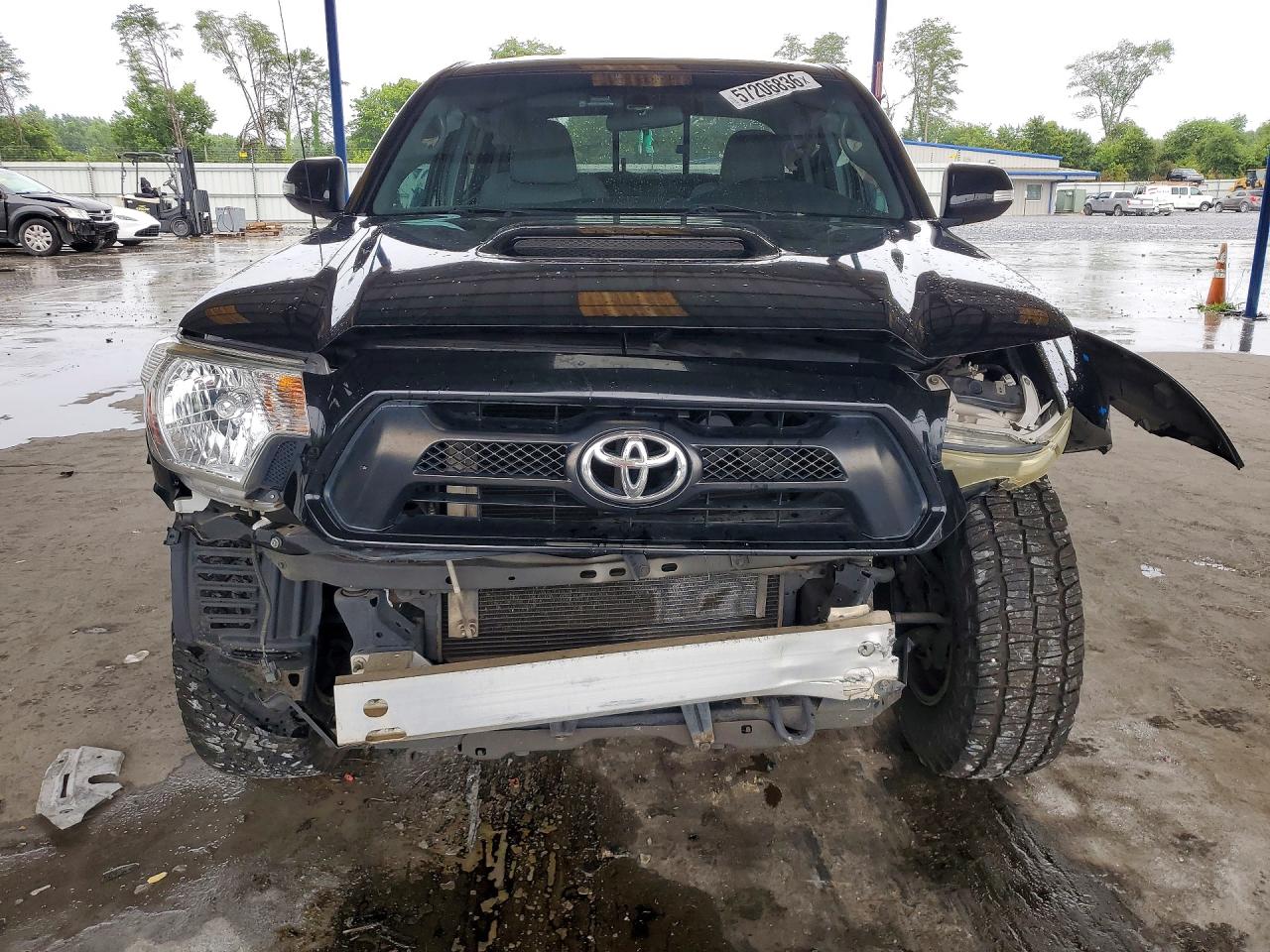 2015 Toyota Tacoma Double Cab Prerunner Long Bed Черный vin: 5TFKU4HNXFX005758