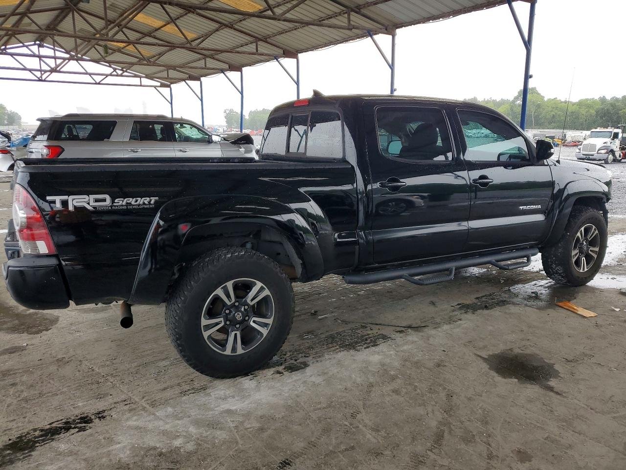 2015 Toyota Tacoma Double Cab Prerunner Long Bed Черный vin: 5TFKU4HNXFX005758