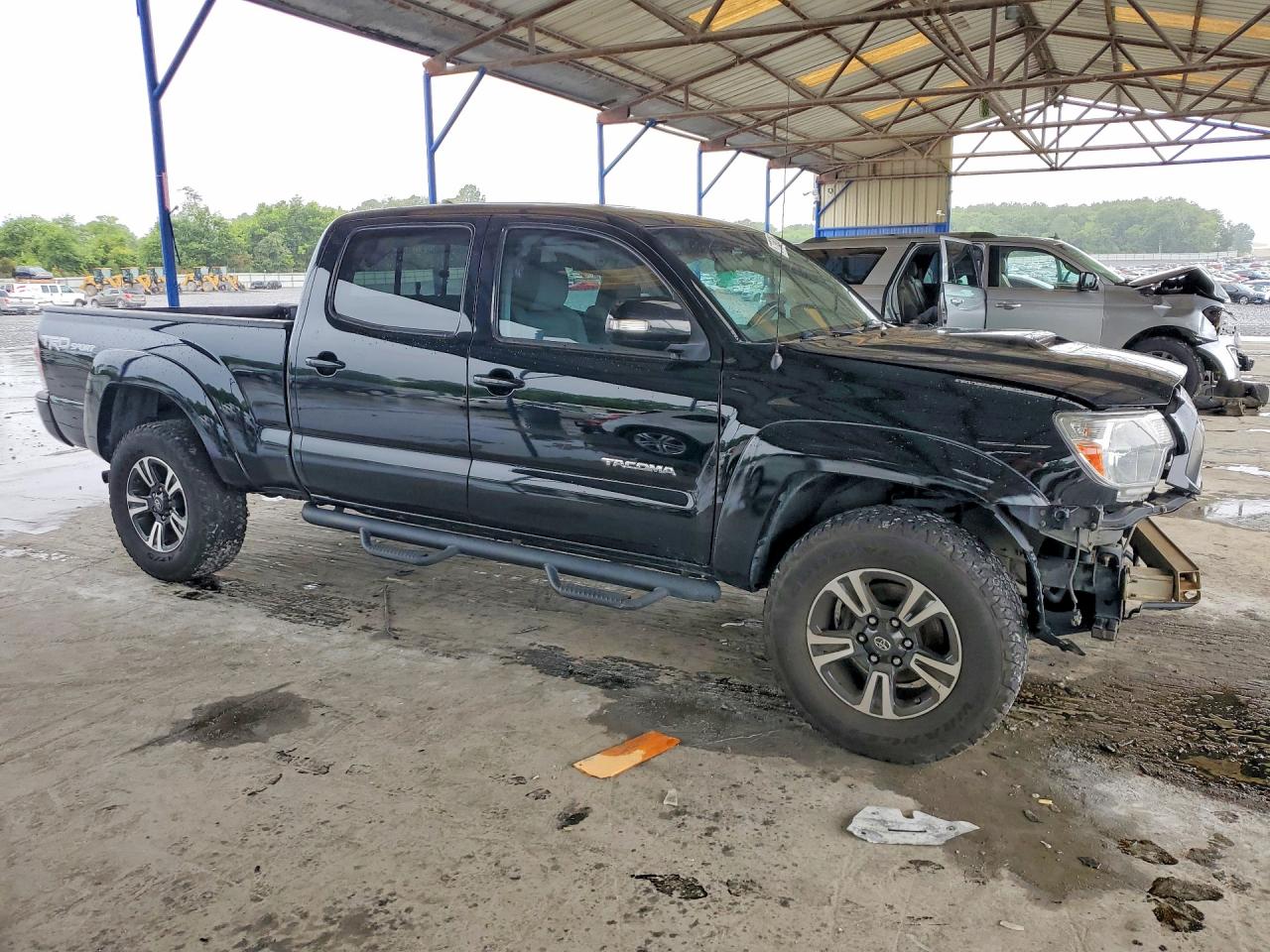 2015 Toyota Tacoma Double Cab Prerunner Long Bed Черный vin: 5TFKU4HNXFX005758