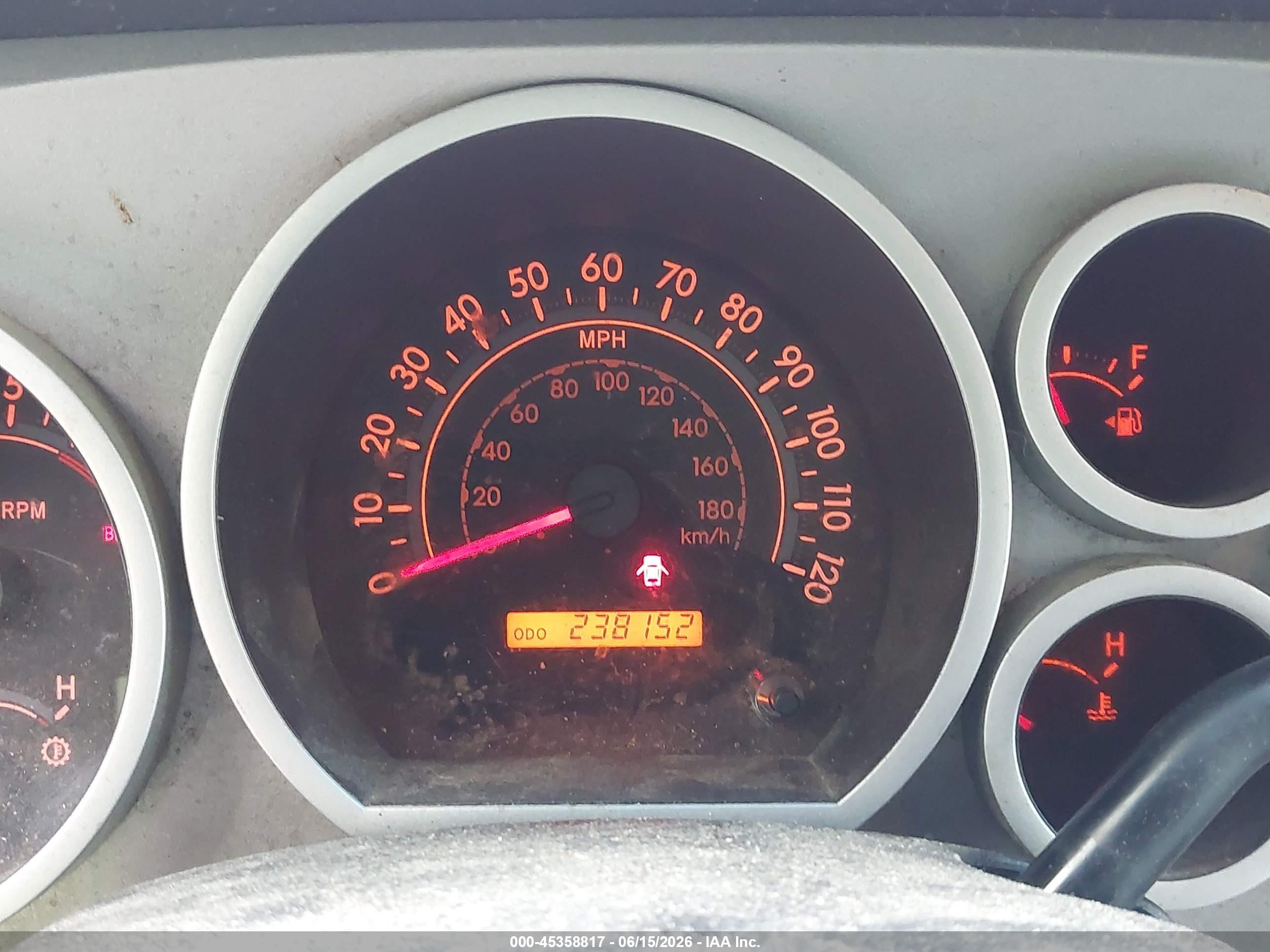 2007 Toyota Tundra Base 5.7l V8 Burgundy vin: 5TFKV521X7X001607