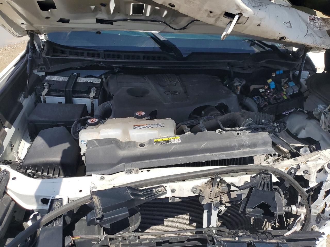 2023 Toyota Tundra Sr5 White vin: 5TFLA5AB6PX025722