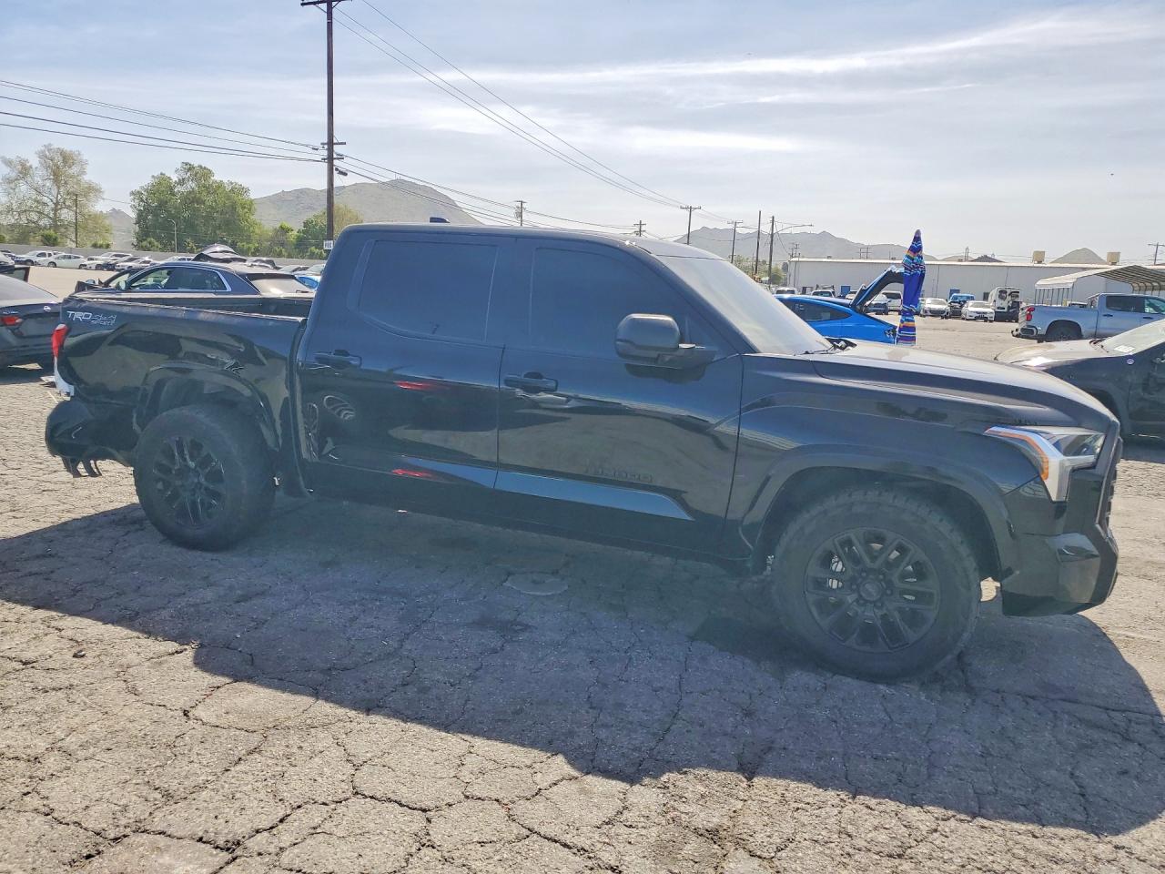 2023 Toyota Tundra Sr5 Black vin: 5TFLA5DB9PX057933