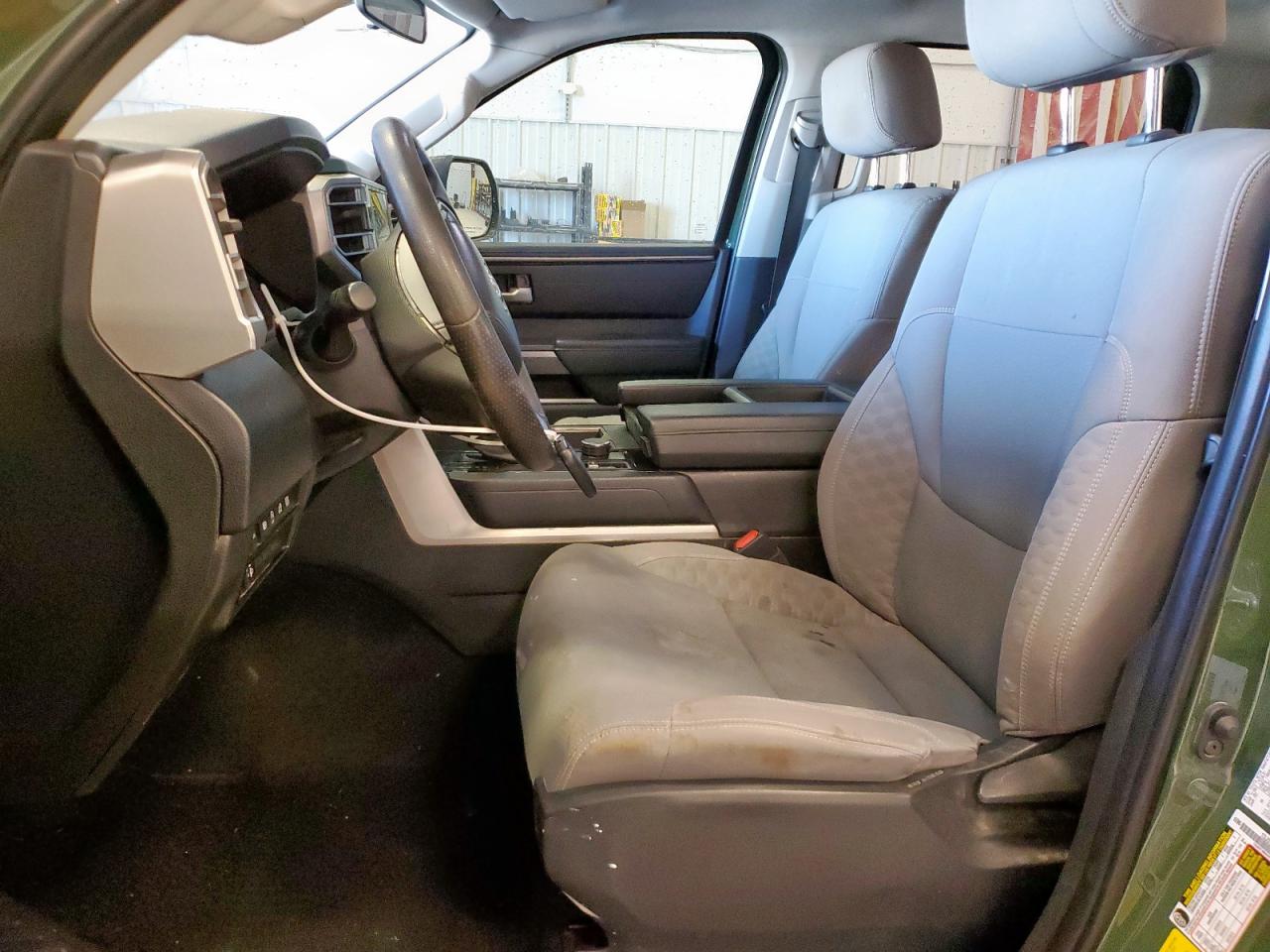 2023 Toyota Tundra Crewmax Sr Green vin: 5TFLA5DBXPX067922