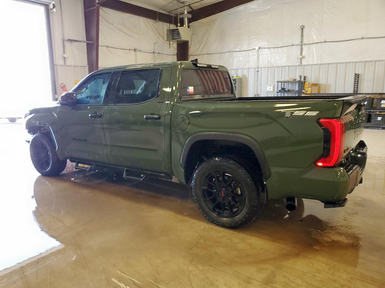 2023 Toyota Tundra Crewmax Sr Green vin: 5TFLA5DBXPX067922