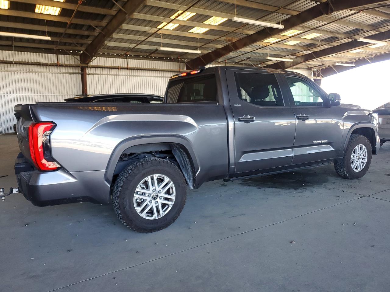 2024 Toyota Tundra Crewmax Sr5 Gray vin: 5TFLA5EC1RX032034
