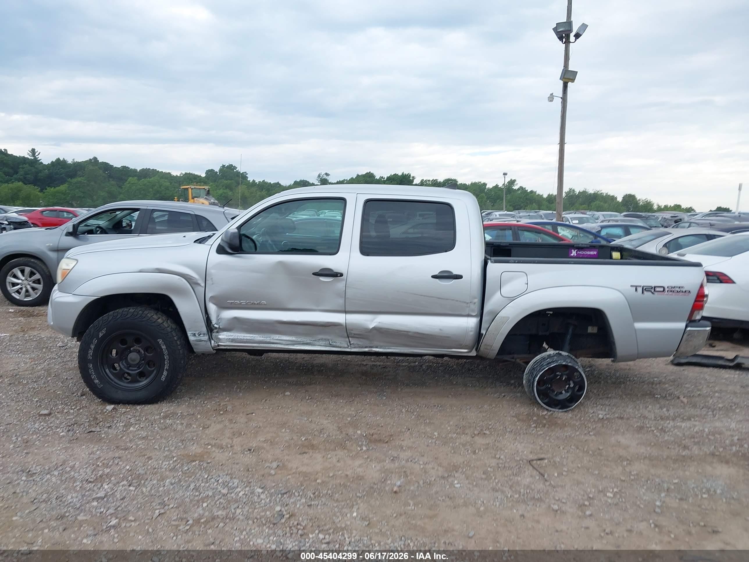 2012 Toyota Tacoma Base V6 Серый vin: 5TFLU4EN0CX029944