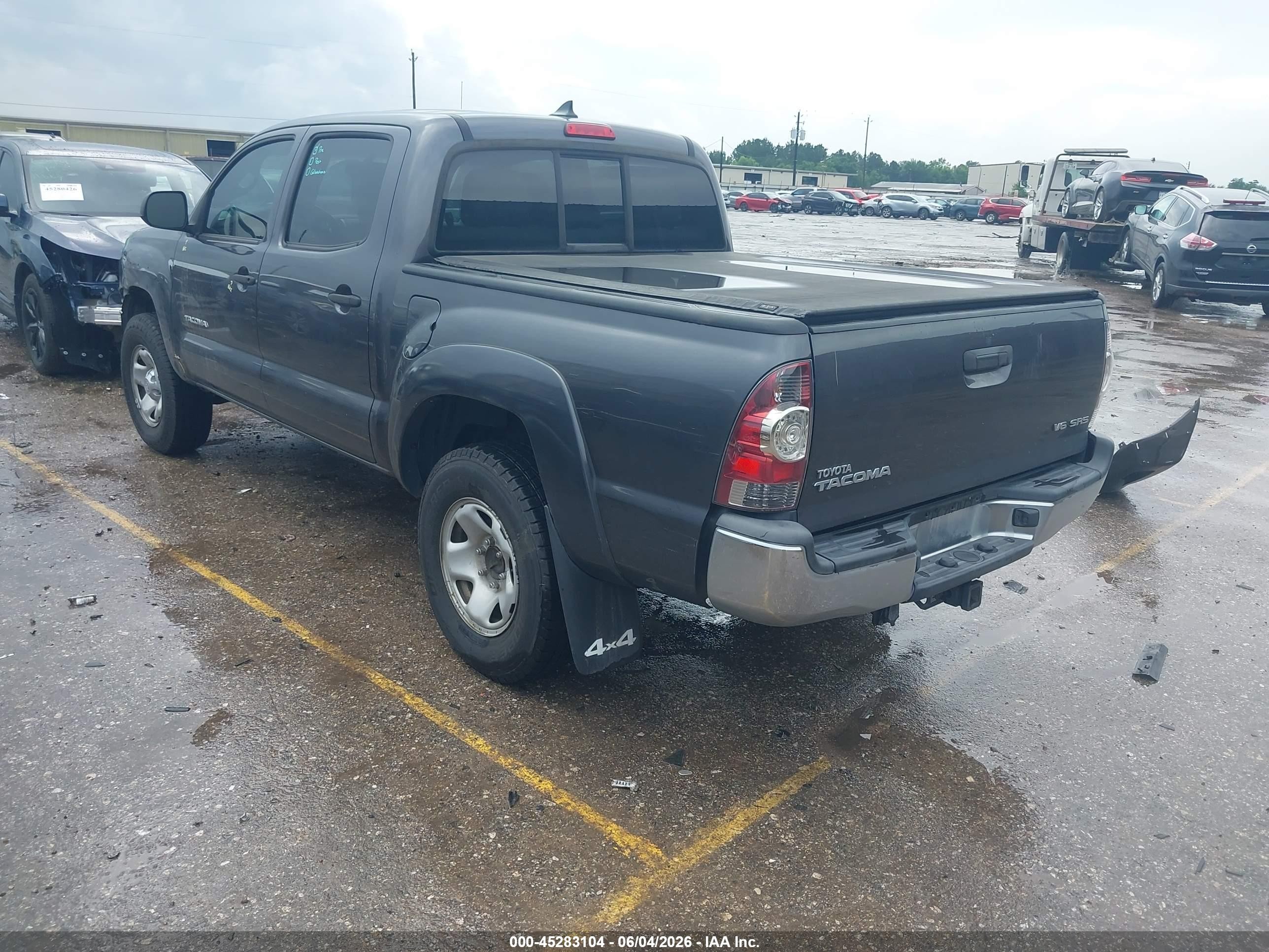 2012 Toyota Tacoma Base V6 Gray vin: 5TFLU4EN0CX044475