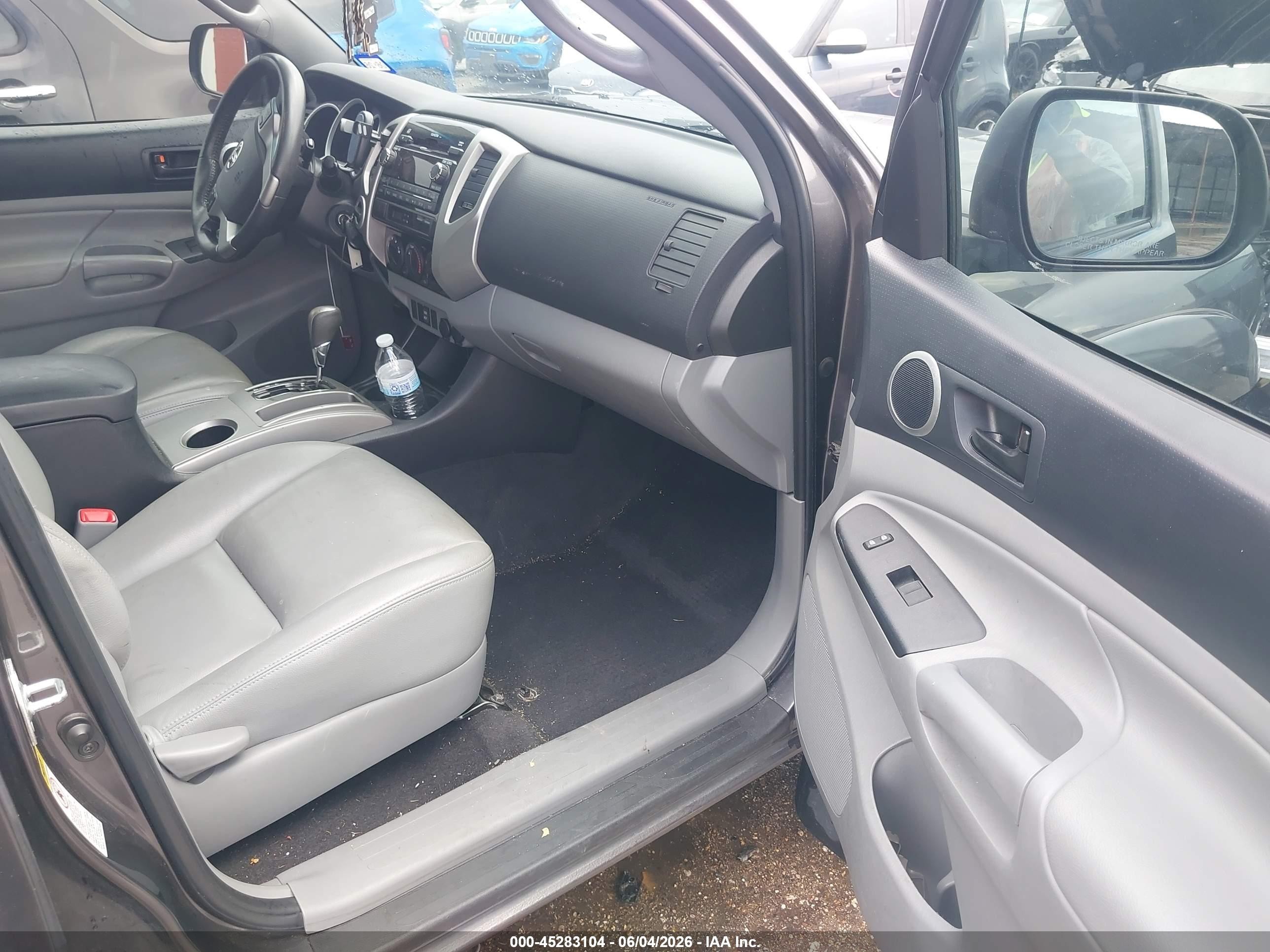 2012 Toyota Tacoma Base V6 Gray vin: 5TFLU4EN0CX044475