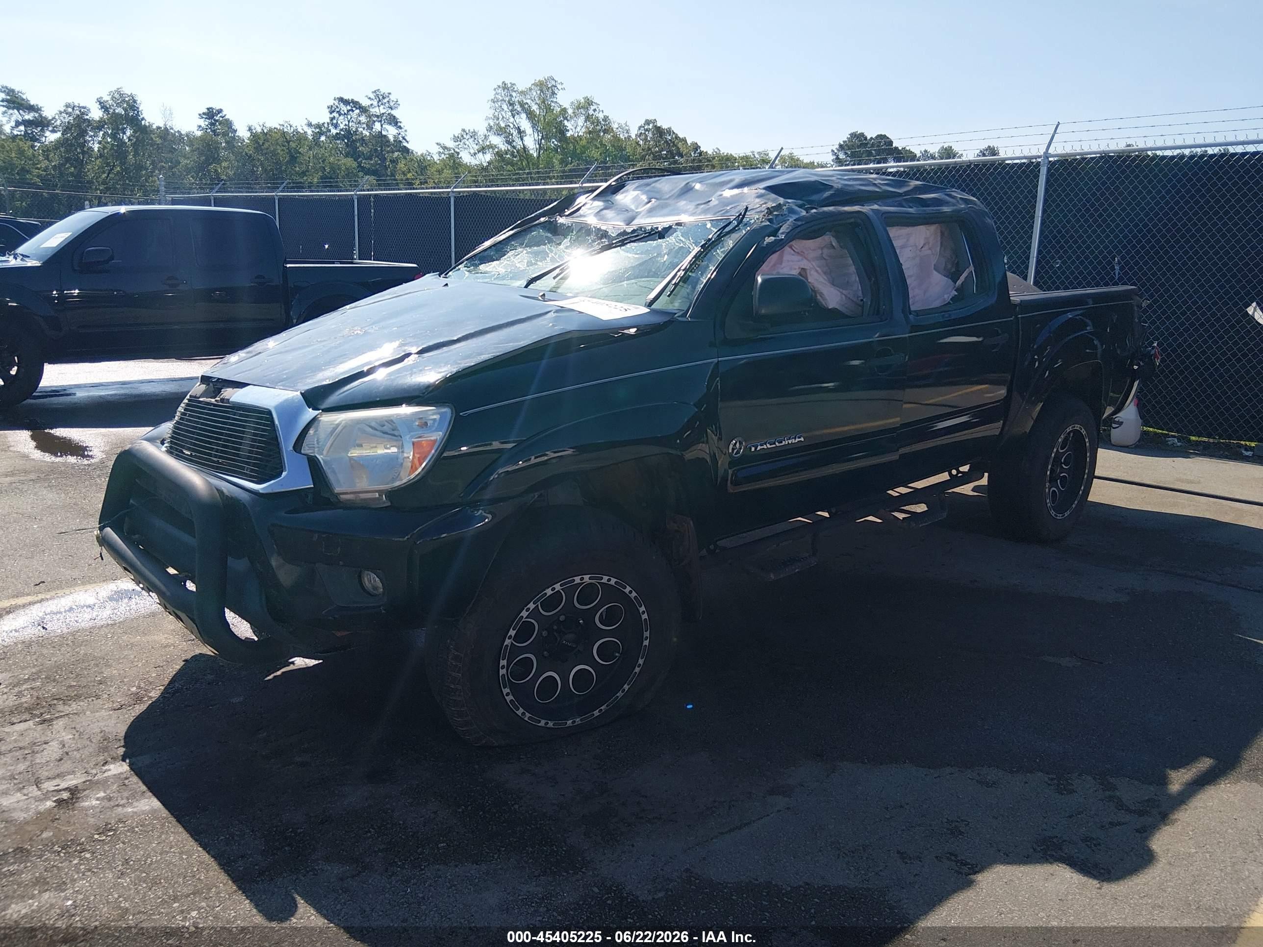 2013 Toyota Tacoma Base V6 Black vin: 5TFLU4EN0DX056868