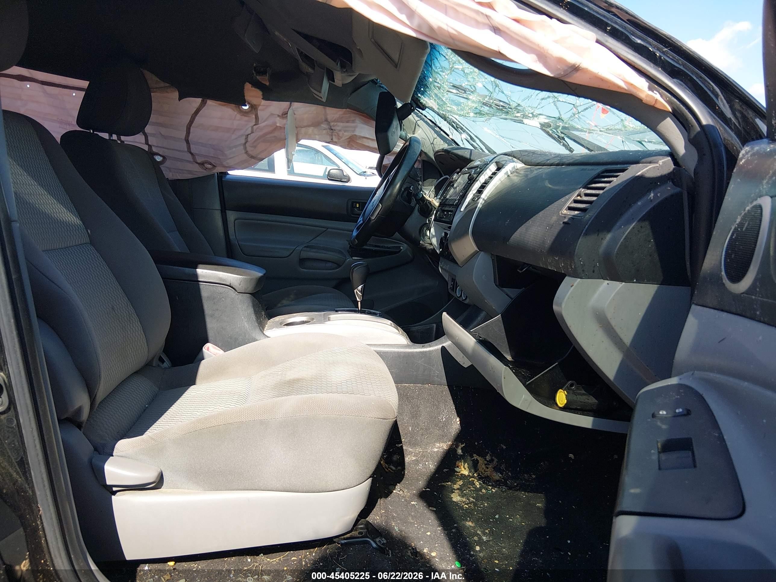 2013 Toyota Tacoma Base V6 Black vin: 5TFLU4EN0DX056868