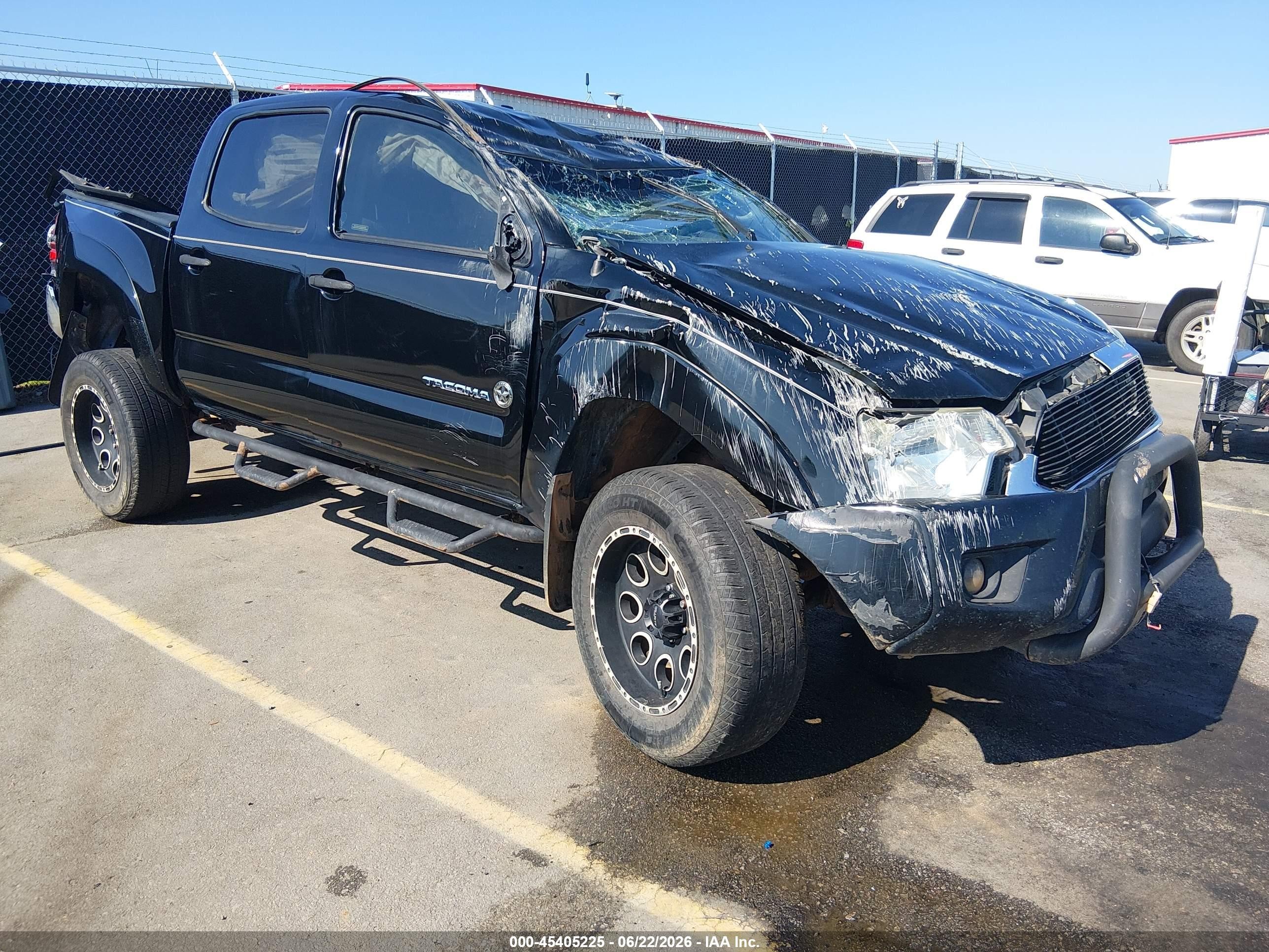 2013 Toyota Tacoma Base V6 Black vin: 5TFLU4EN0DX056868