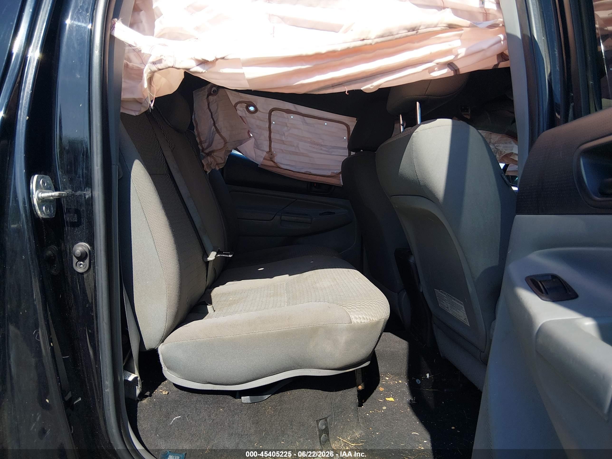 2013 Toyota Tacoma Base V6 Black vin: 5TFLU4EN0DX056868