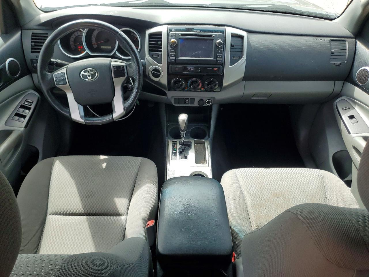 2013 Toyota Tacoma Double Cab Gray vin: 5TFLU4EN0DX073833