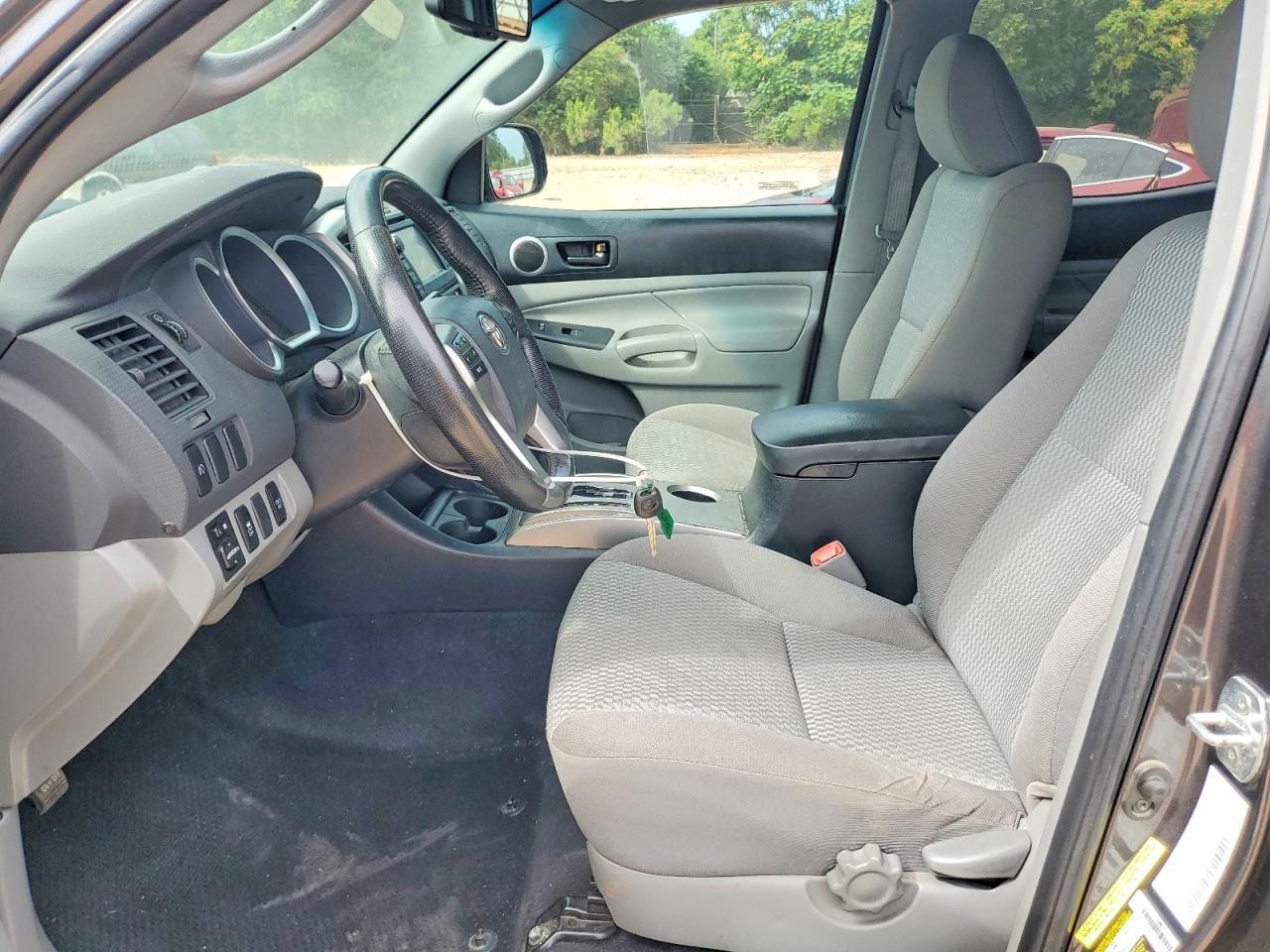 2013 Toyota Tacoma Double Cab Gray vin: 5TFLU4EN0DX073833