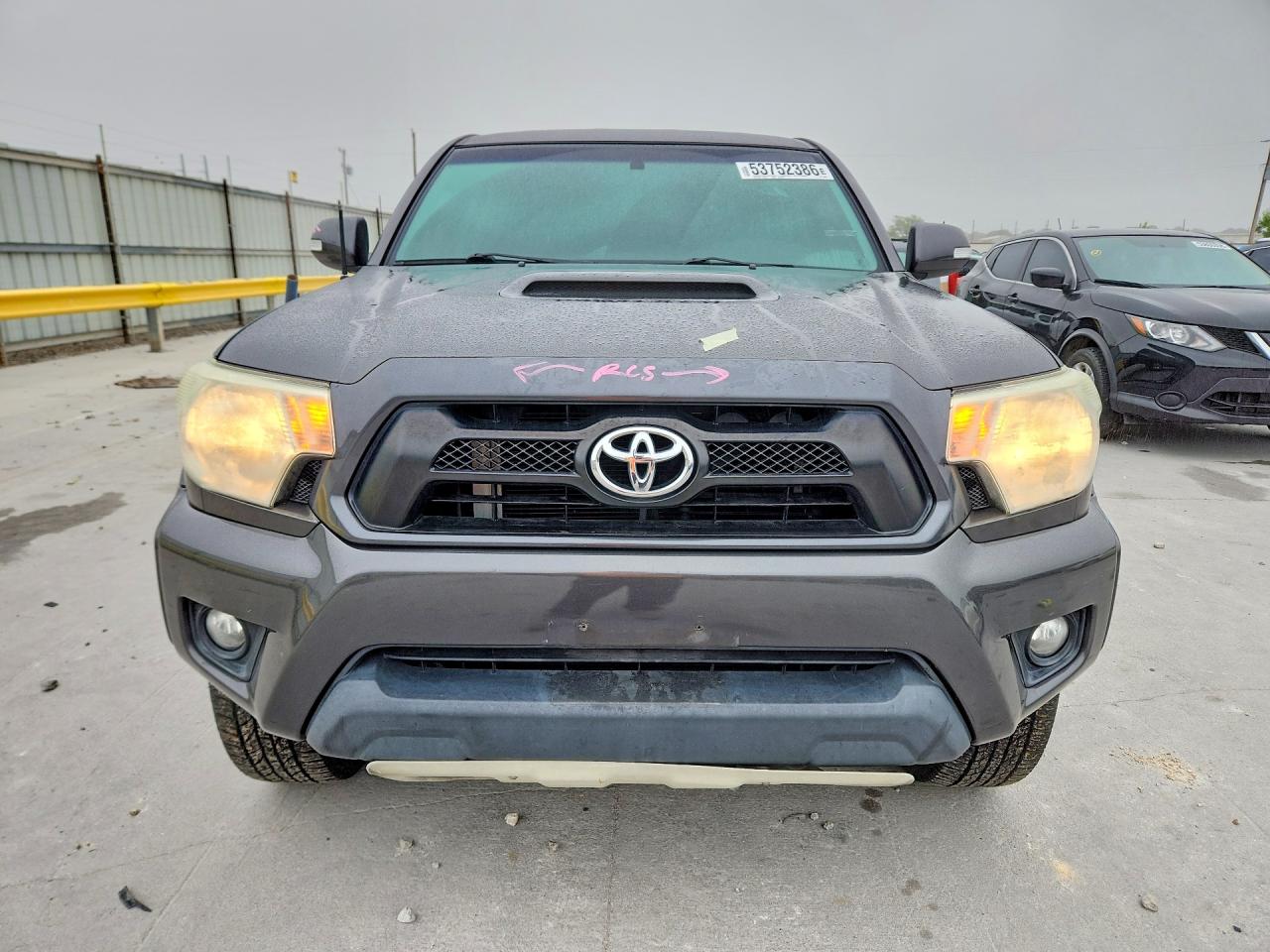 2014 Toyota Tacoma Double Cab Gray vin: 5TFLU4EN0EX089466