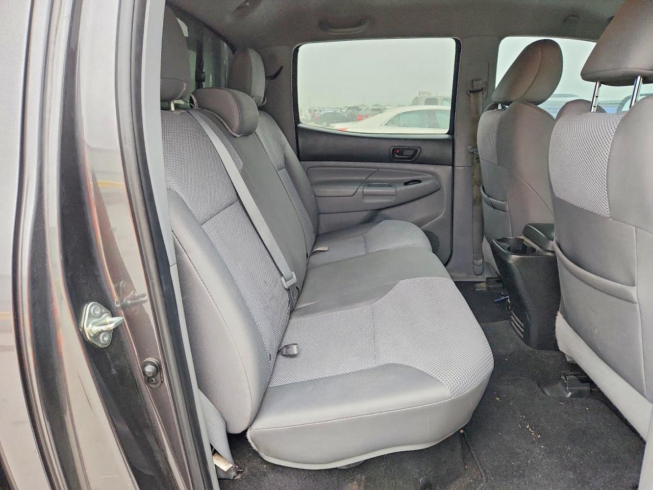 2014 Toyota Tacoma Double Cab Gray vin: 5TFLU4EN0EX089466