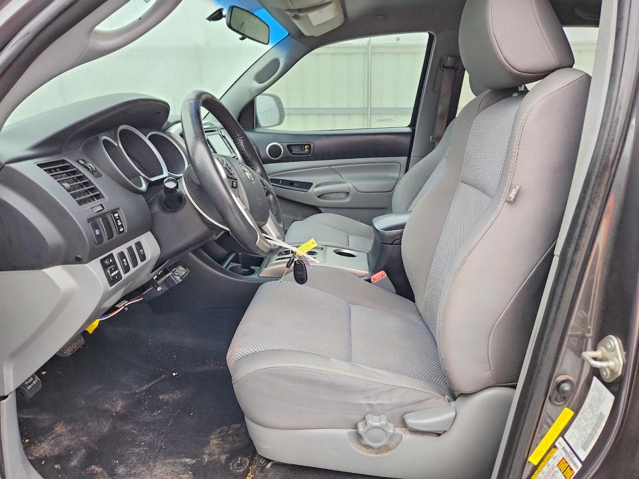 2014 Toyota Tacoma Double Cab Gray vin: 5TFLU4EN0EX089466