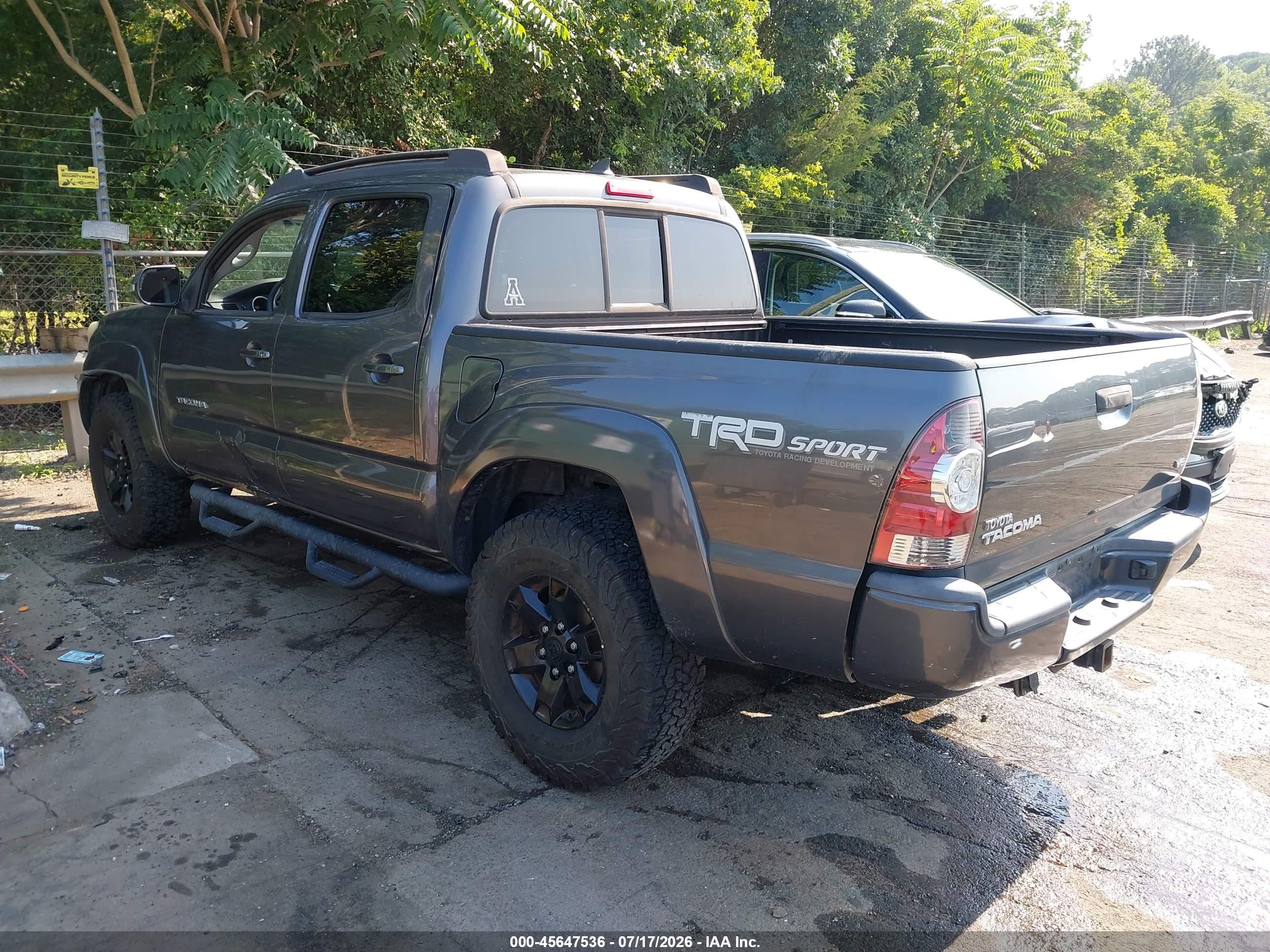 2014 Toyota Tacoma Base V6 Gray vin: 5TFLU4EN0EX093677