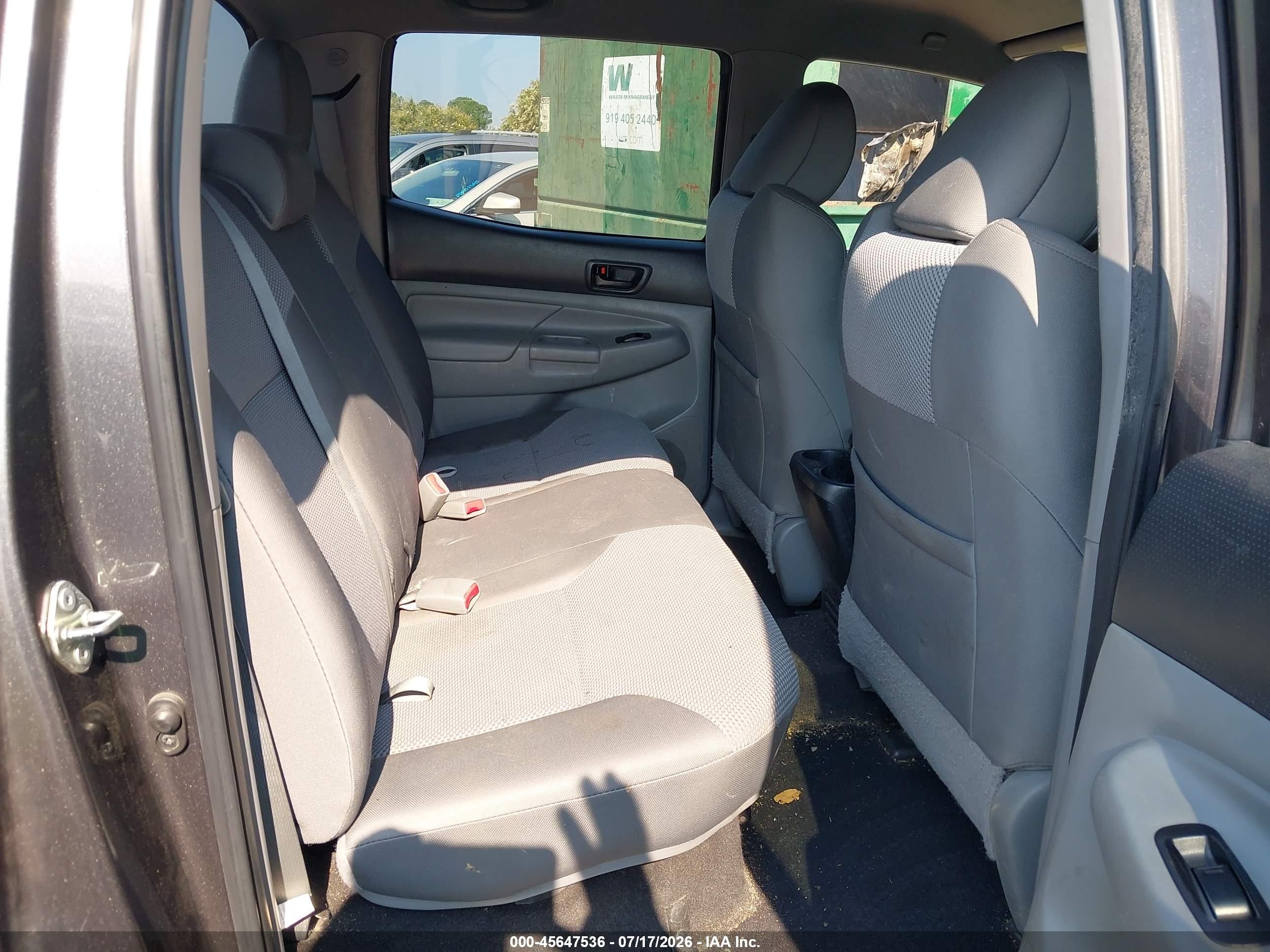 2014 Toyota Tacoma Base V6 Gray vin: 5TFLU4EN0EX093677