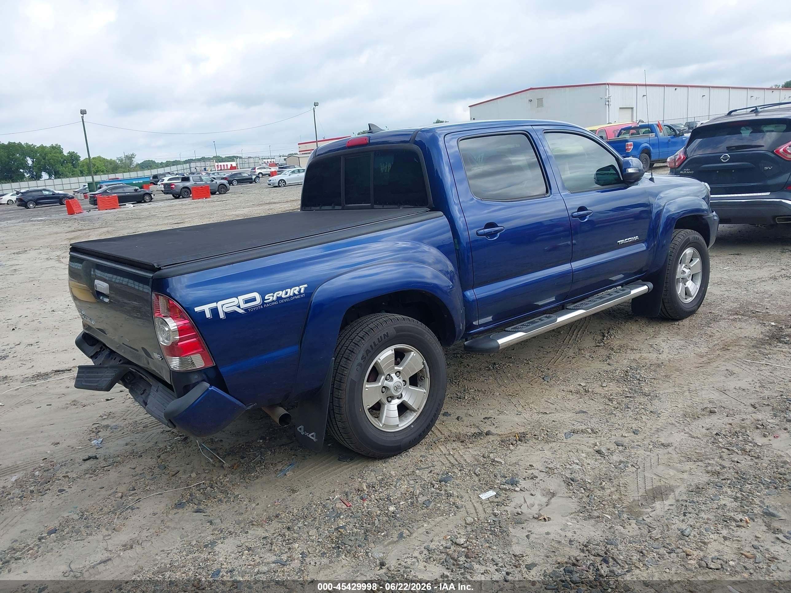 2015 Toyota Tacoma Base V6 Blue vin: 5TFLU4EN0FX130759