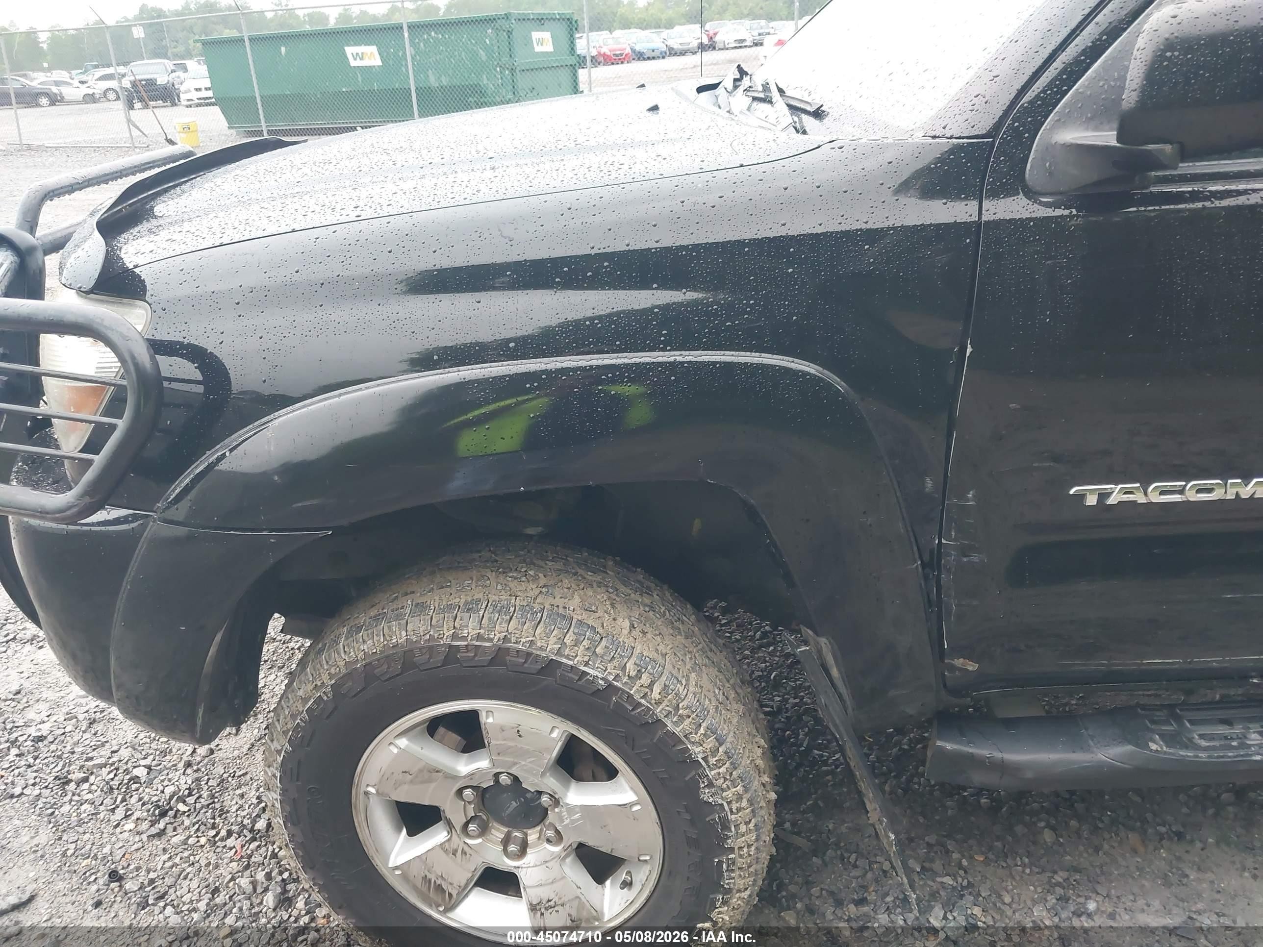 2011 Toyota Tacoma Base V6 Черный vin: 5TFLU4EN1BX007952