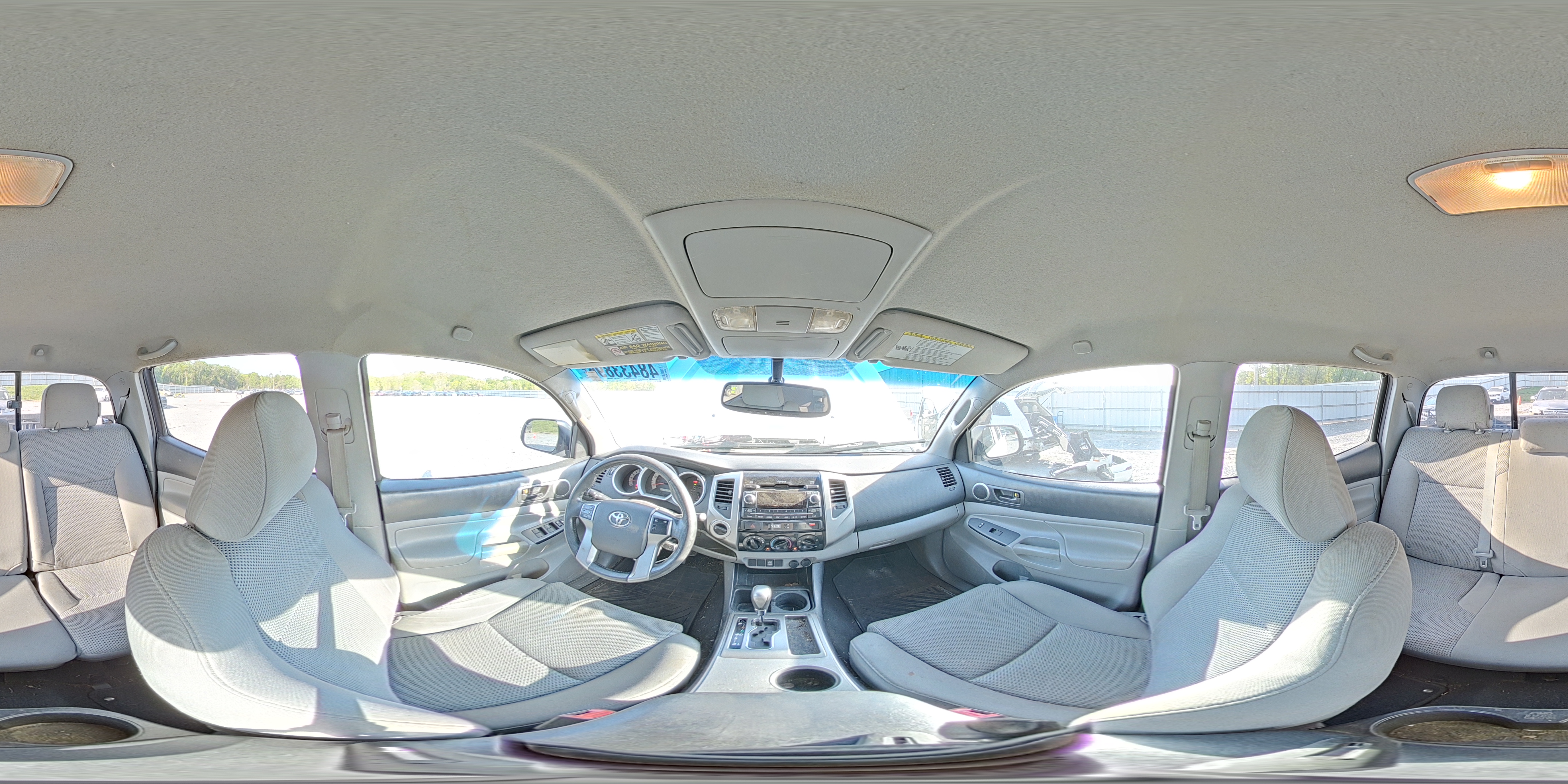 2012 Toyota Tacoma V6 White vin: 5TFLU4EN1CX032819