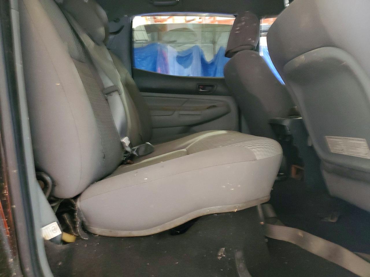 2013 Toyota Tacoma Double Cab Black vin: 5TFLU4EN1DX057835