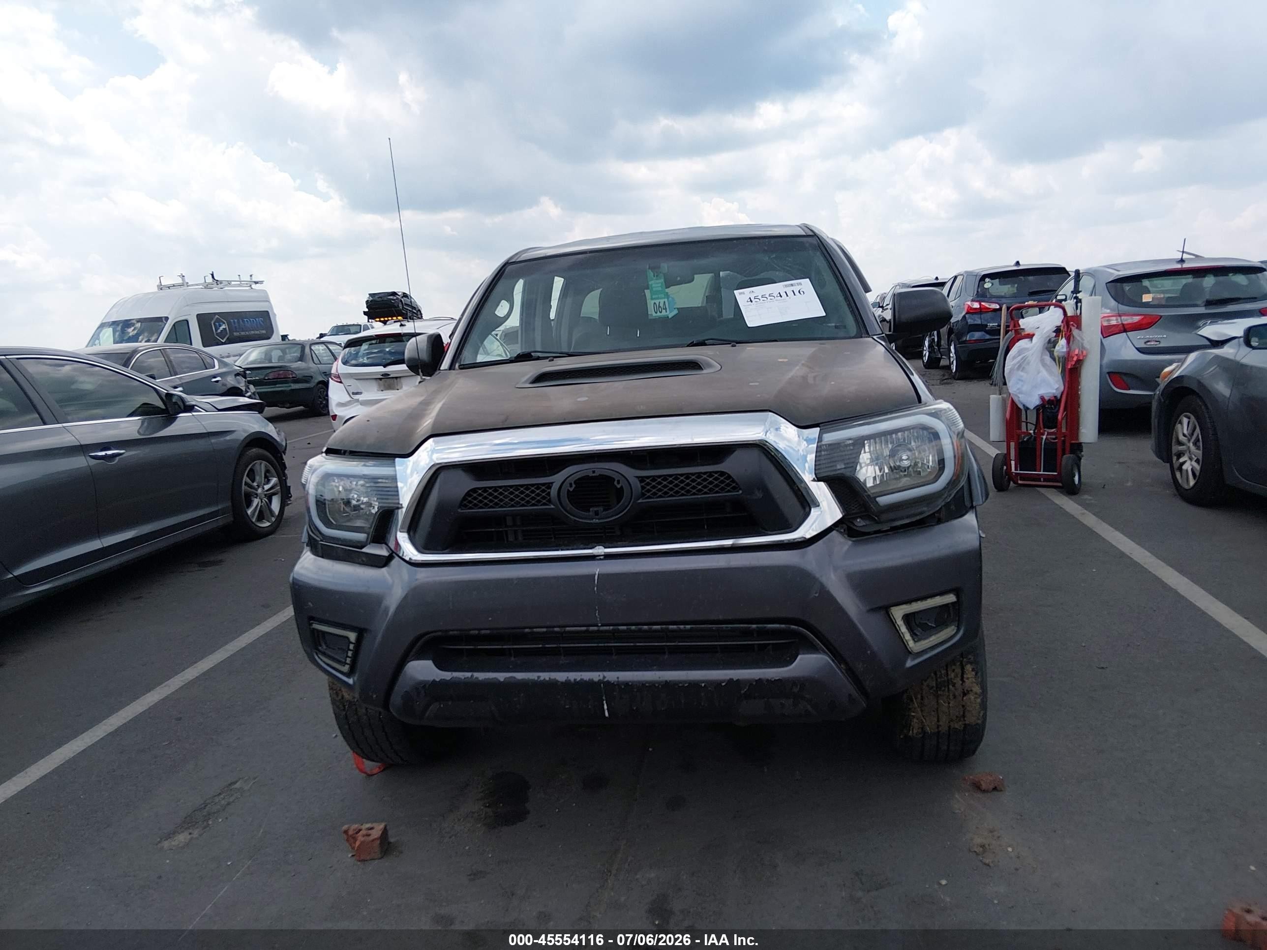 2013 Toyota Tacoma Base V6 Gray vin: 5TFLU4EN1DX067779