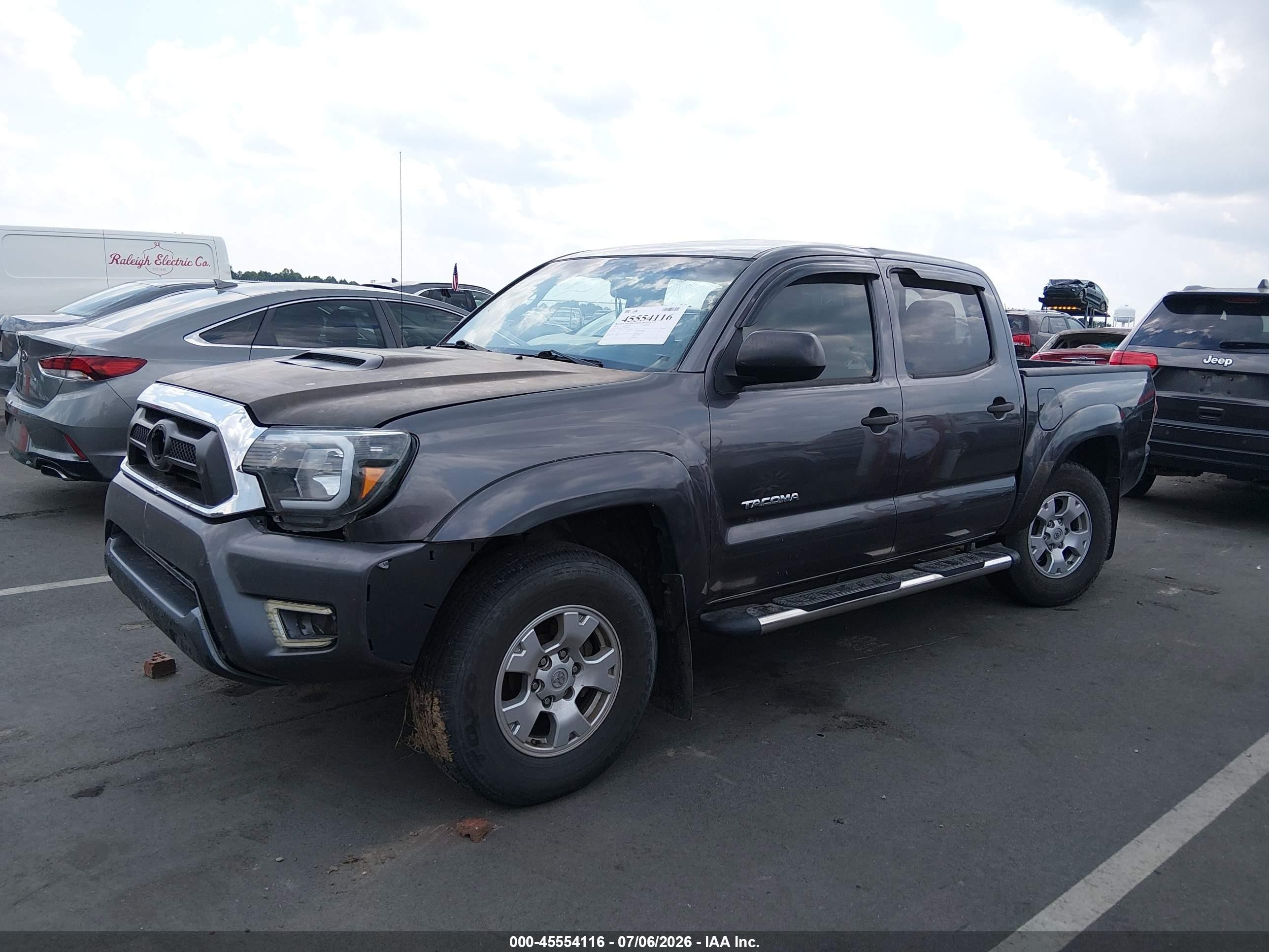 2013 Toyota Tacoma Base V6 Gray vin: 5TFLU4EN1DX067779