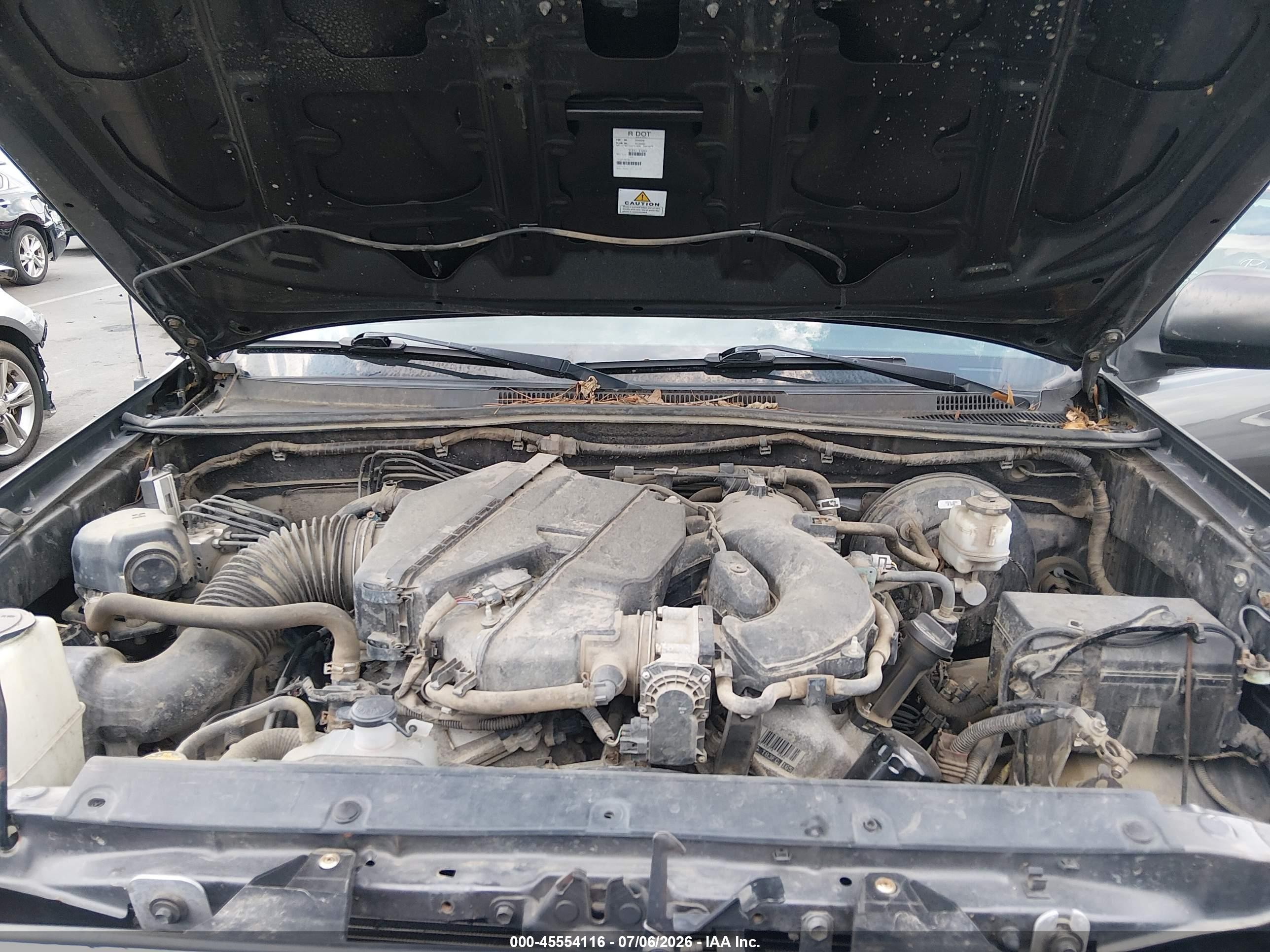2013 Toyota Tacoma Base V6 Gray vin: 5TFLU4EN1DX067779