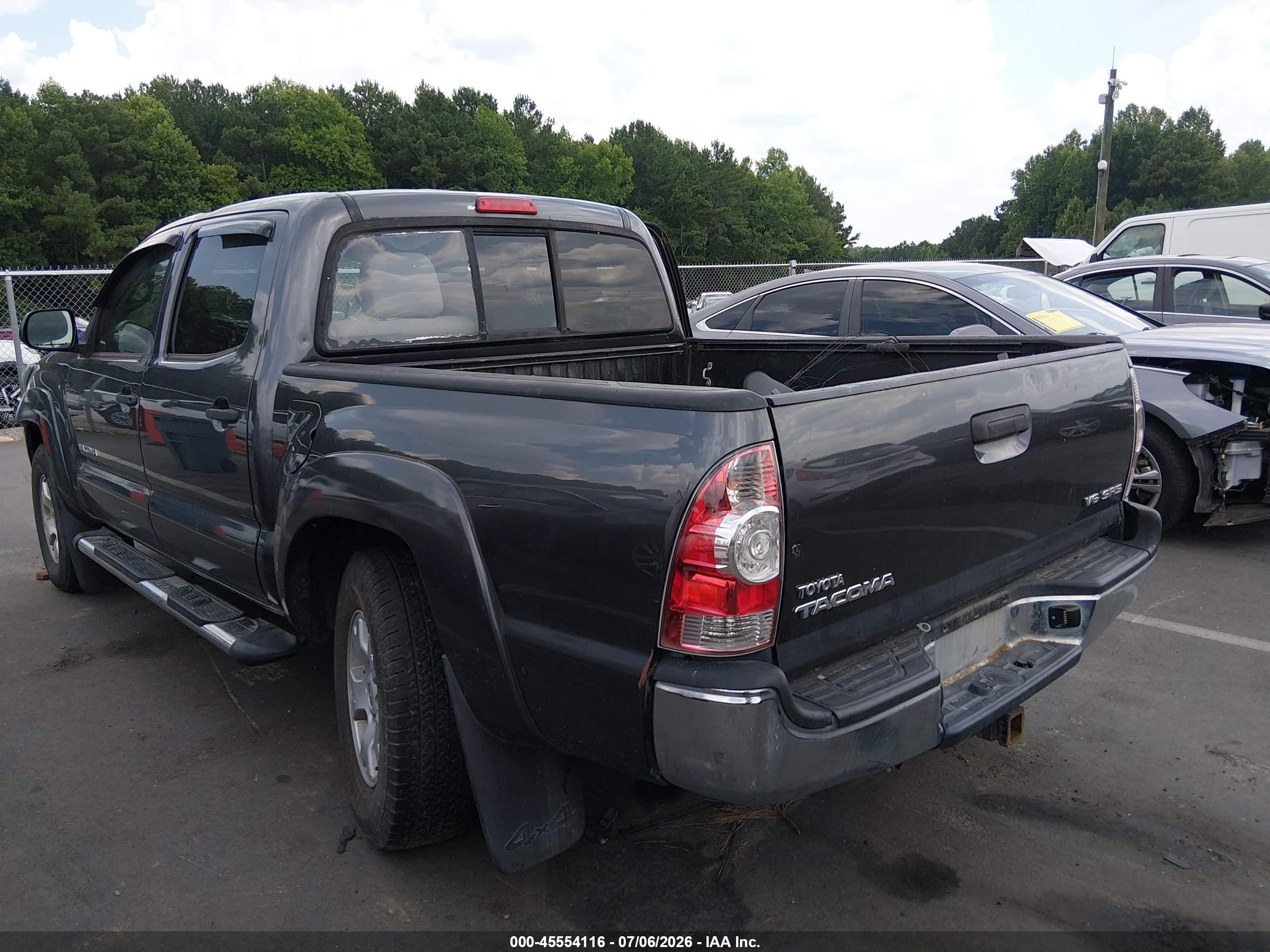 2013 Toyota Tacoma Base V6 Gray vin: 5TFLU4EN1DX067779