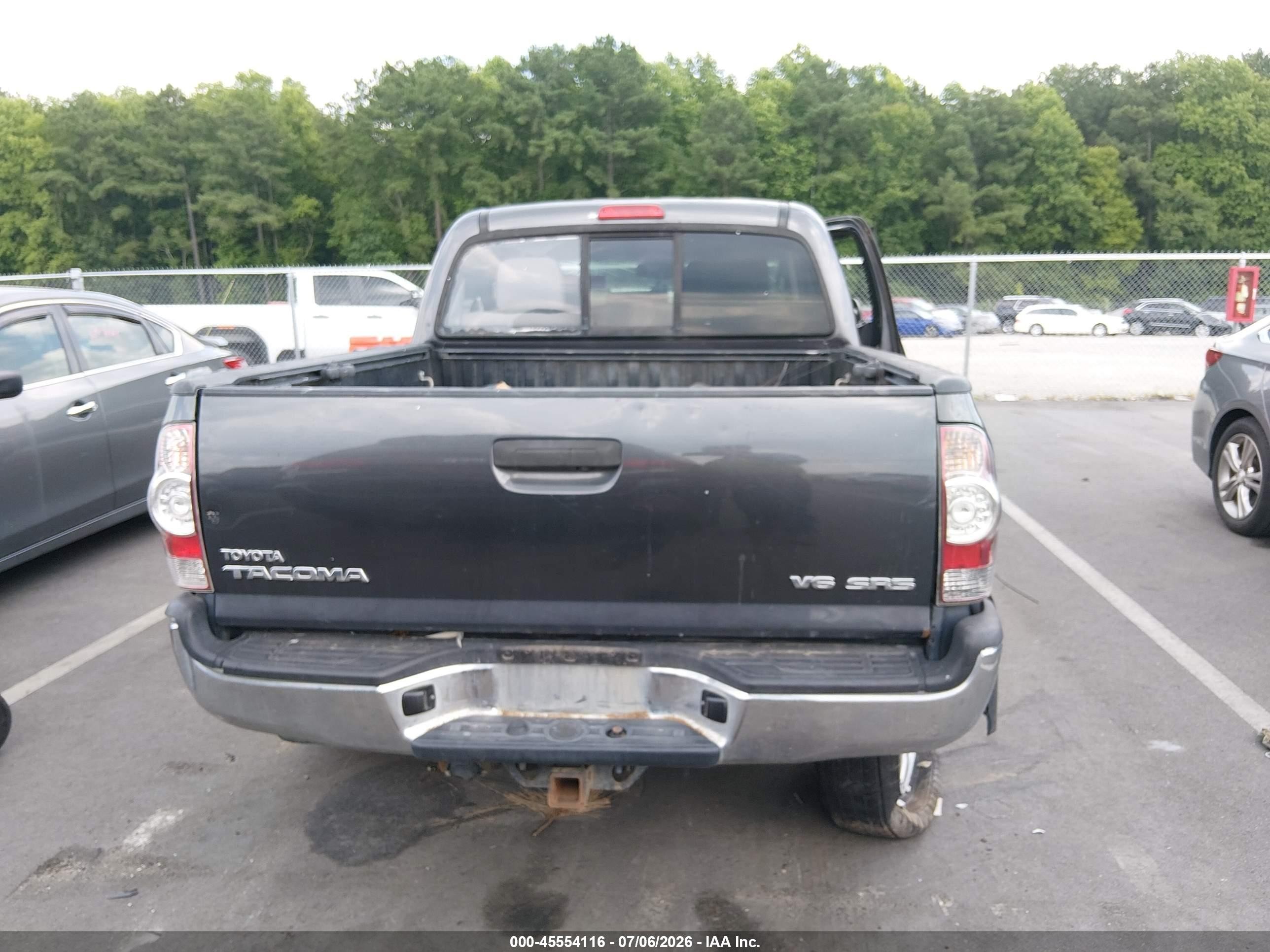 2013 Toyota Tacoma Base V6 Gray vin: 5TFLU4EN1DX067779