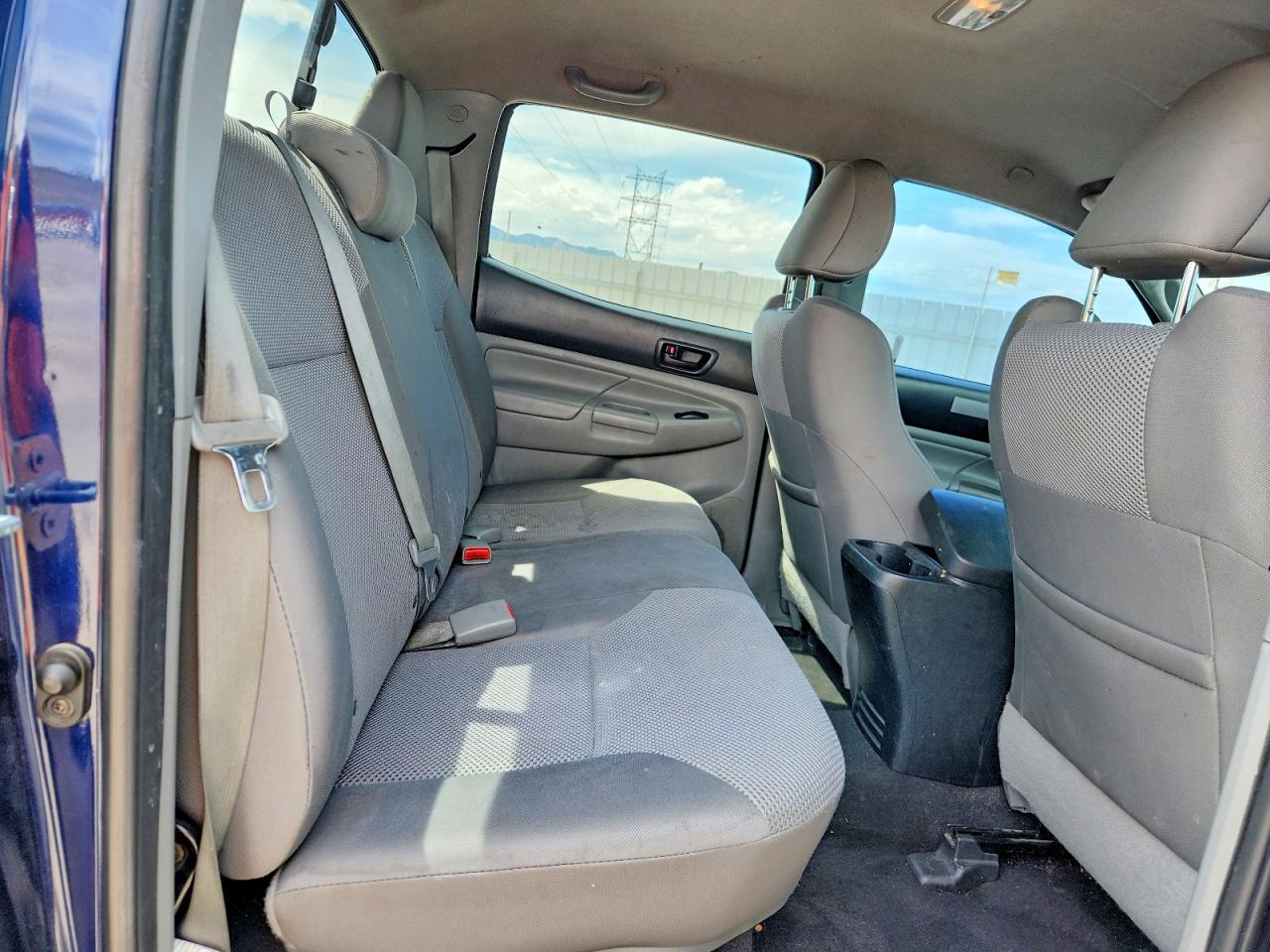 2013 Toyota Tacoma Double Cab Blue vin: 5TFLU4EN1DX076918