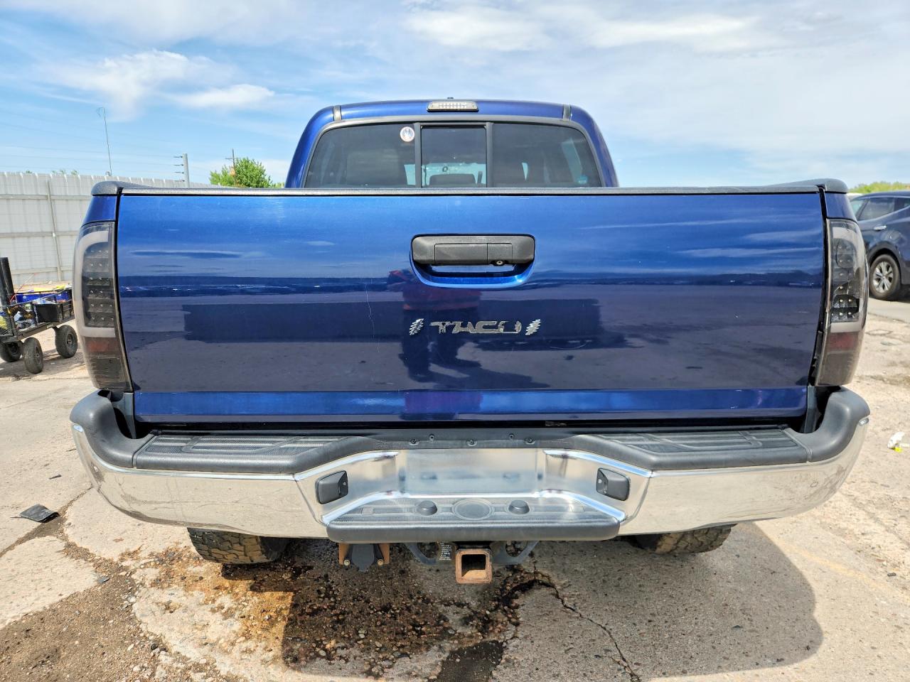 2013 Toyota Tacoma Double Cab Blue vin: 5TFLU4EN1DX076918