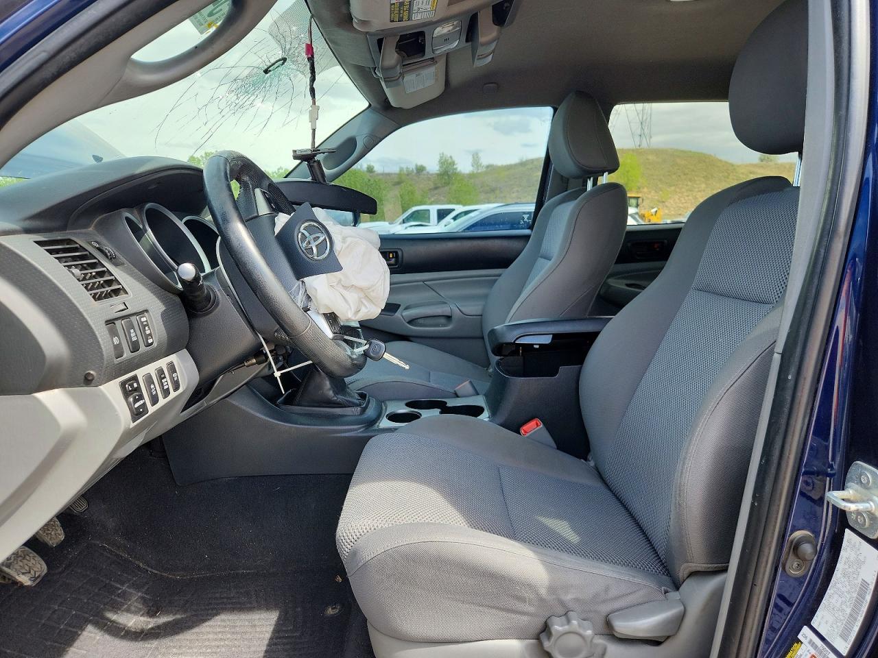 2013 Toyota Tacoma Double Cab Blue vin: 5TFLU4EN1DX076918