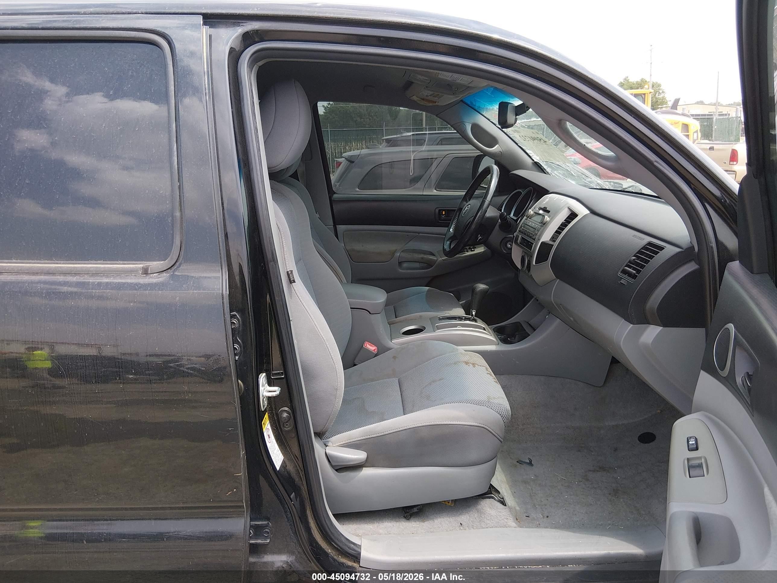 2011 Toyota Tacoma Base V6 Black vin: 5TFLU4EN2BX003618
