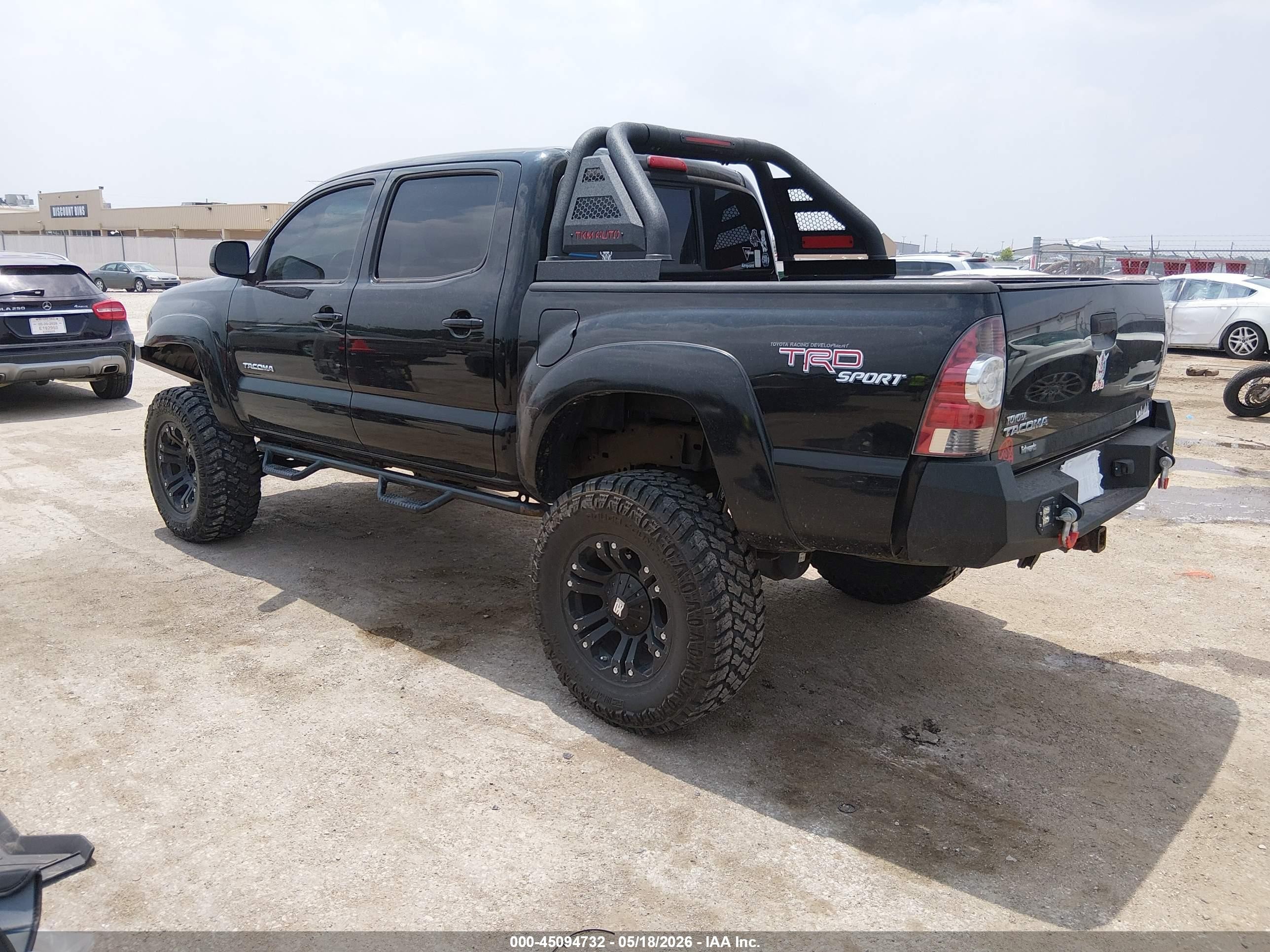 2011 Toyota Tacoma Base V6 Black vin: 5TFLU4EN2BX003618