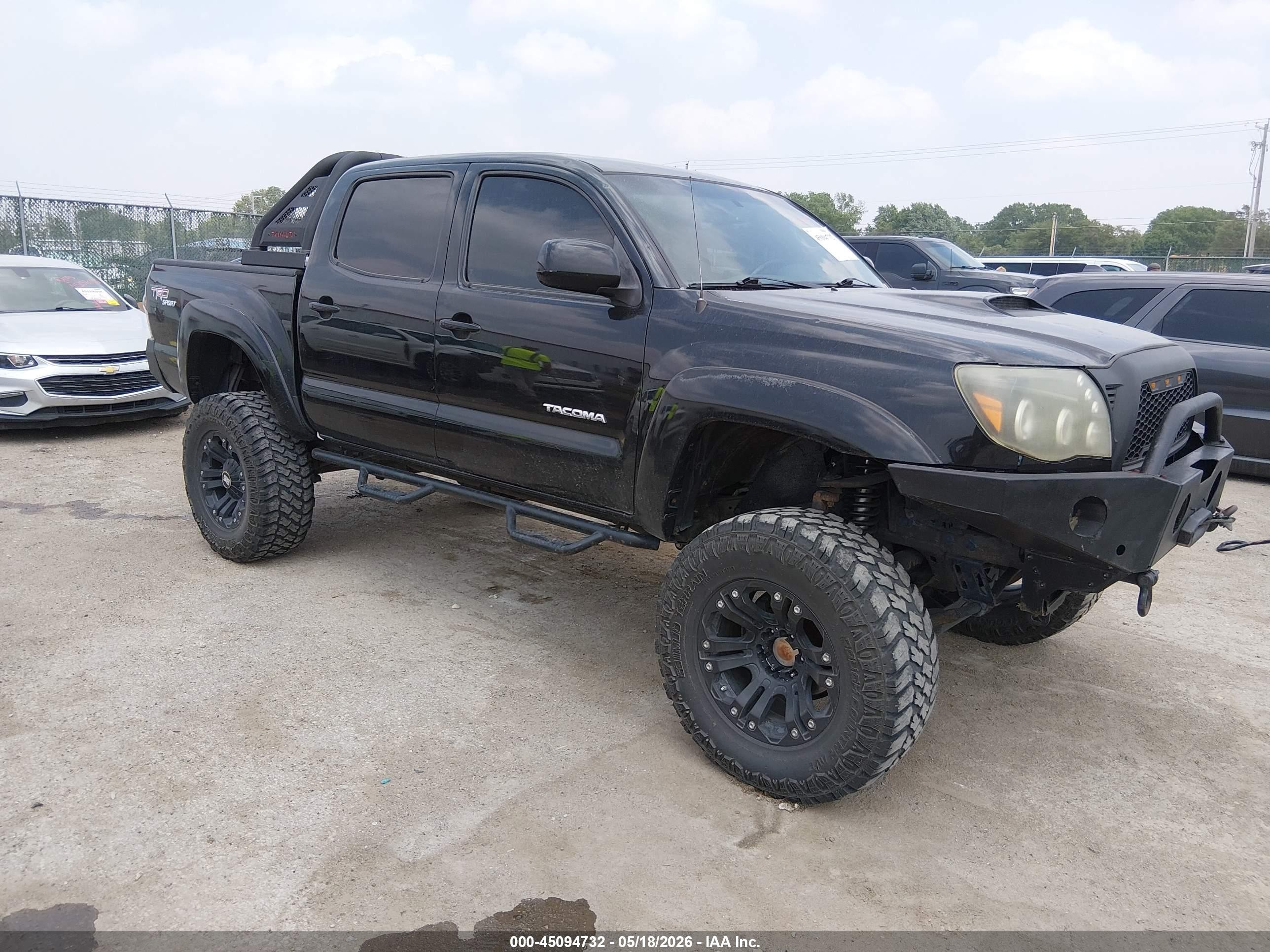 2011 Toyota Tacoma Base V6 Black vin: 5TFLU4EN2BX003618