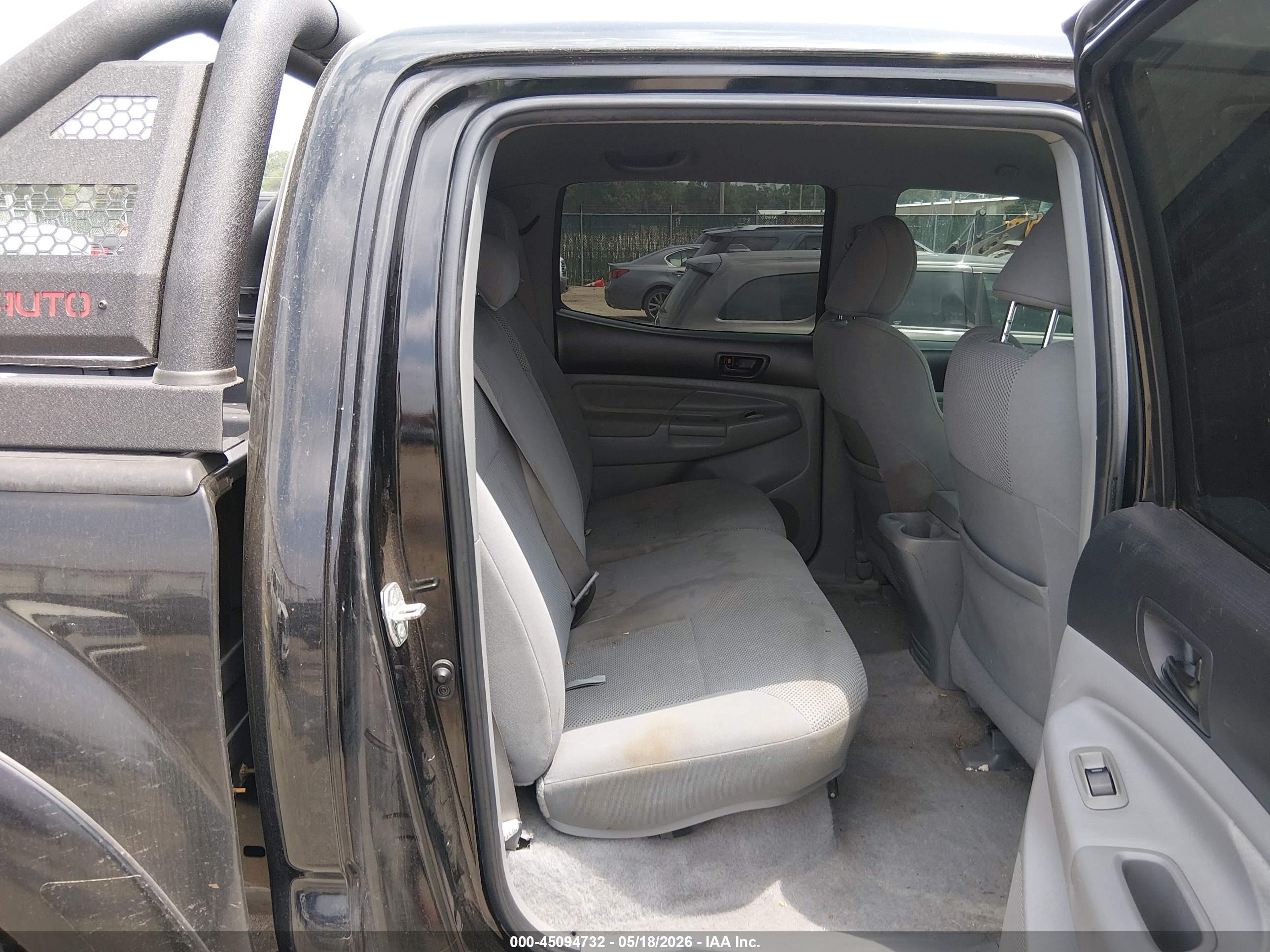 2011 Toyota Tacoma Base V6 Black vin: 5TFLU4EN2BX003618