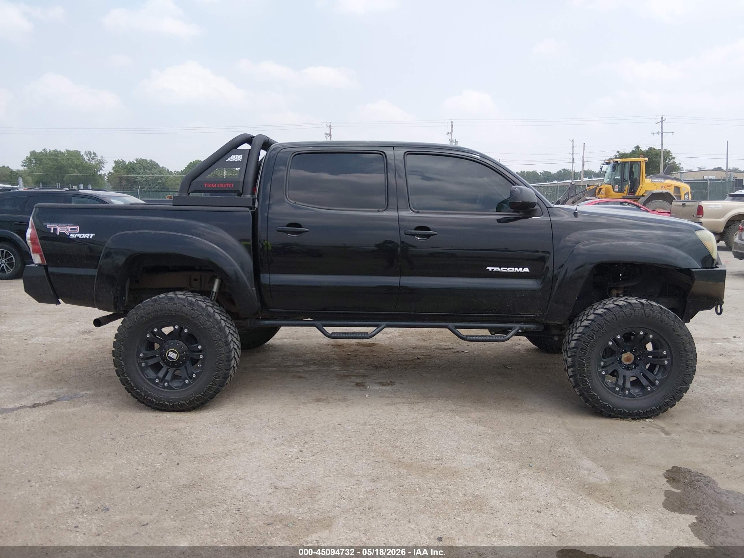 2011 Toyota Tacoma Base V6 Black vin: 5TFLU4EN2BX003618
