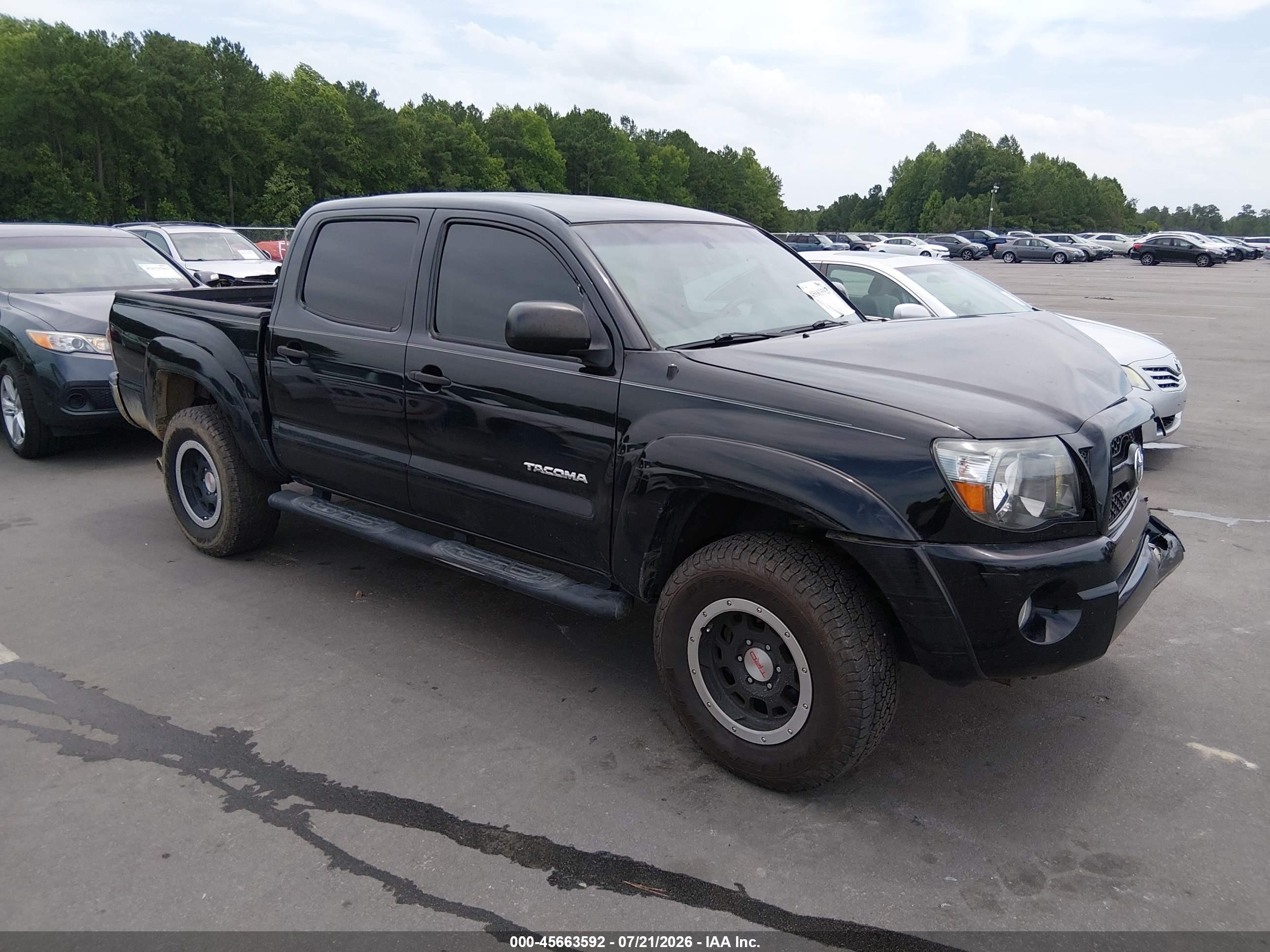 2011 Toyota Tacoma Base V6 Black vin: 5TFLU4EN2BX005210