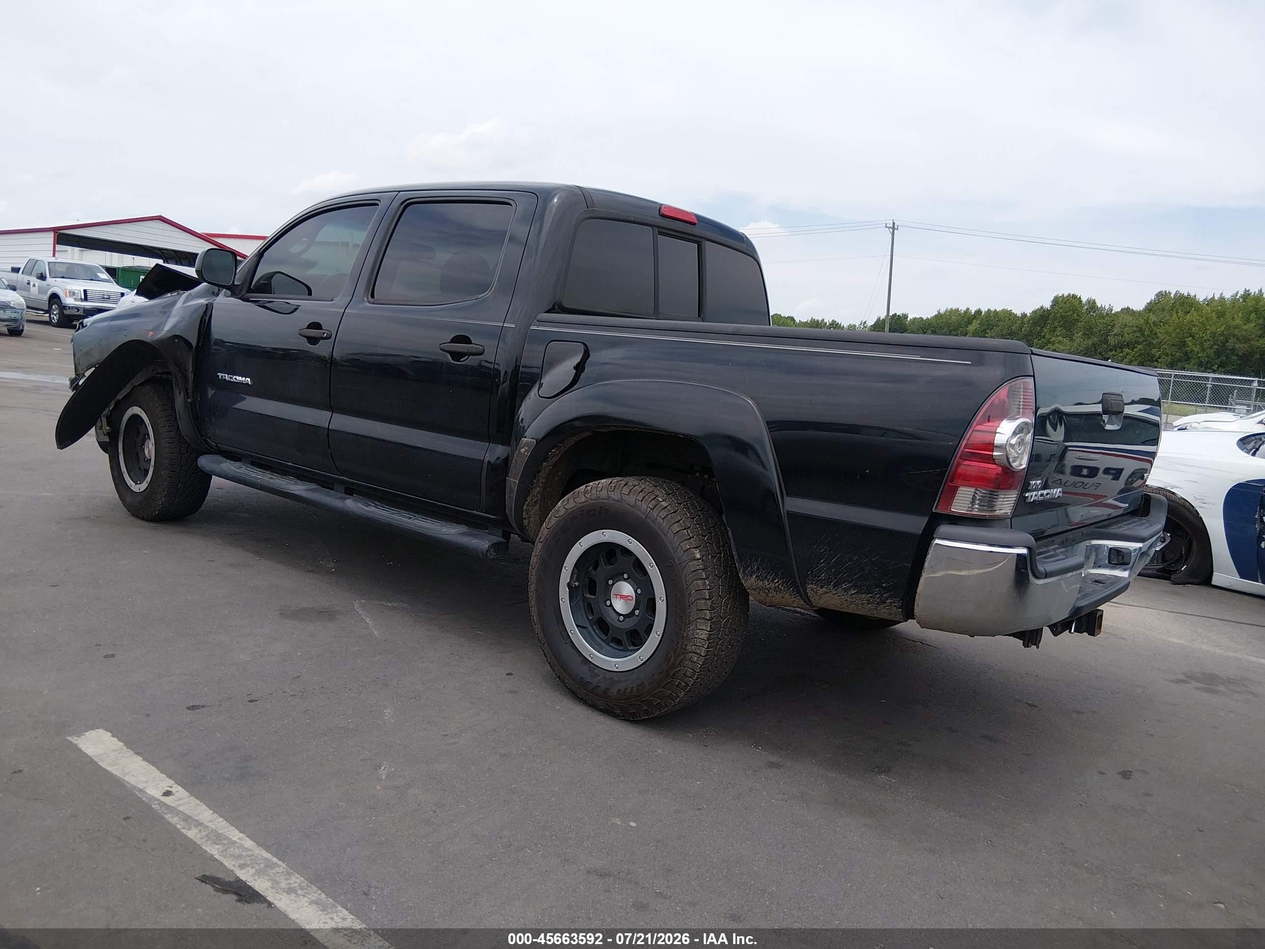 2011 Toyota Tacoma Base V6 Black vin: 5TFLU4EN2BX005210