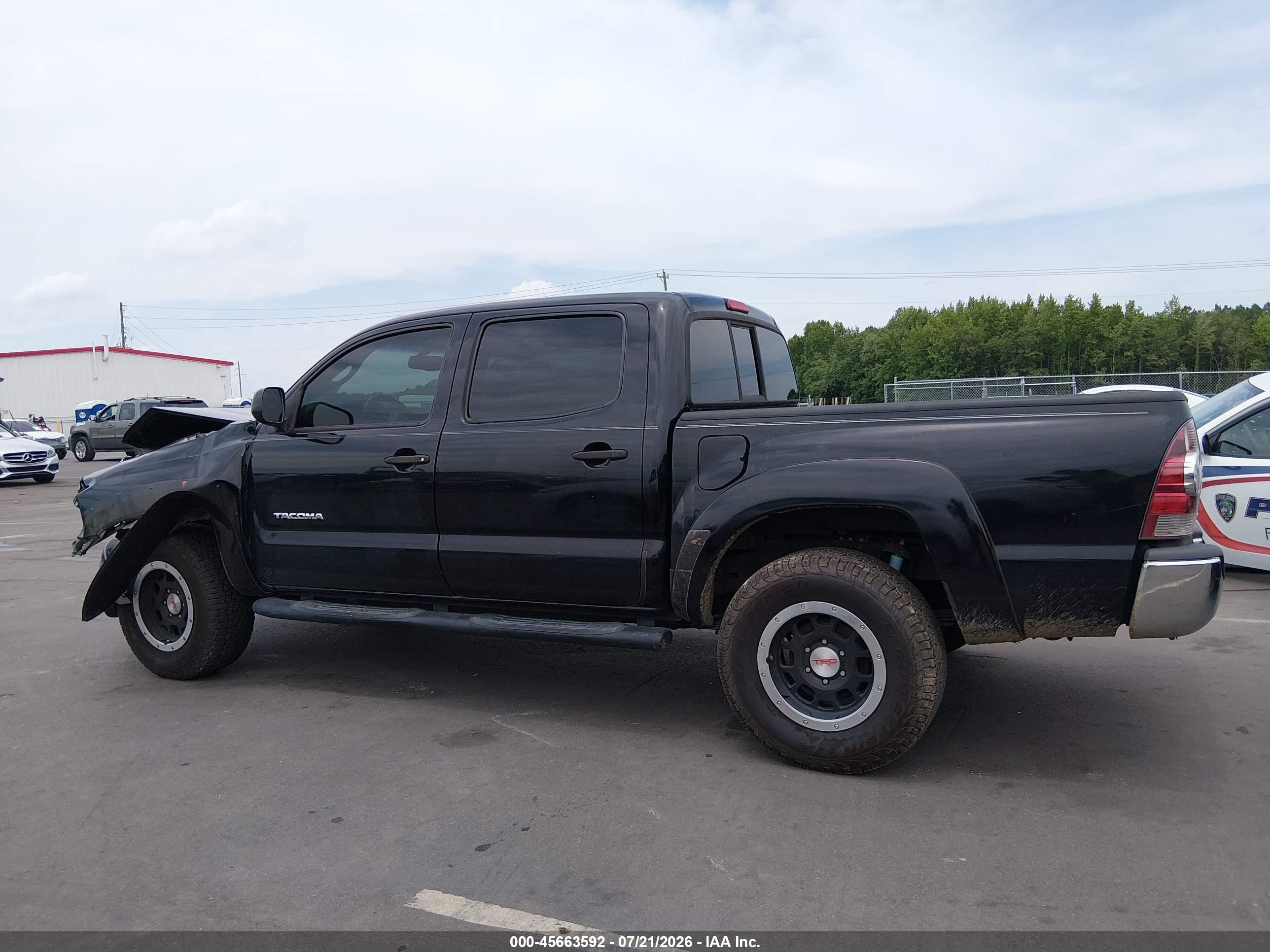 2011 Toyota Tacoma Base V6 Black vin: 5TFLU4EN2BX005210