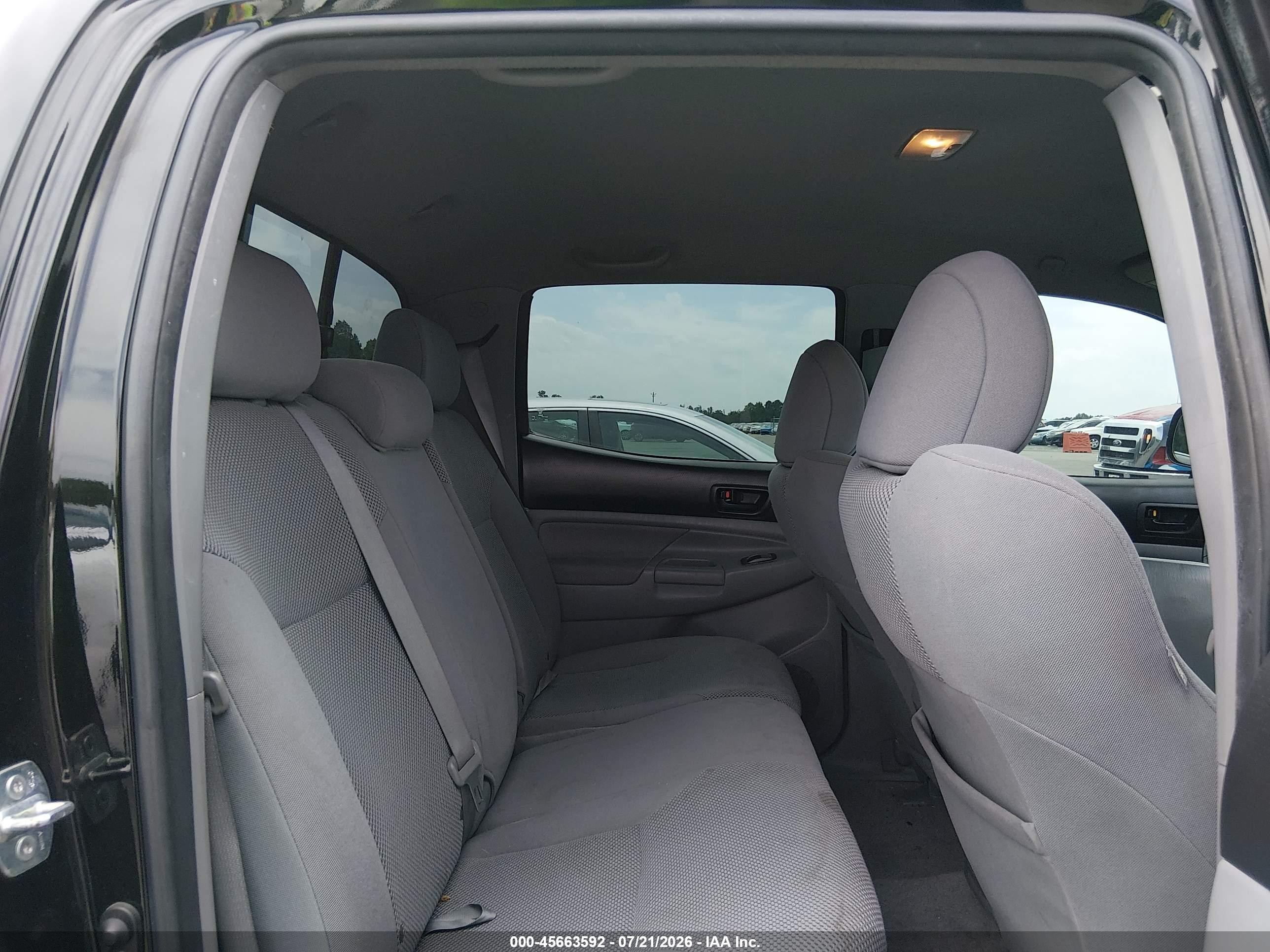 2011 Toyota Tacoma Base V6 Black vin: 5TFLU4EN2BX005210