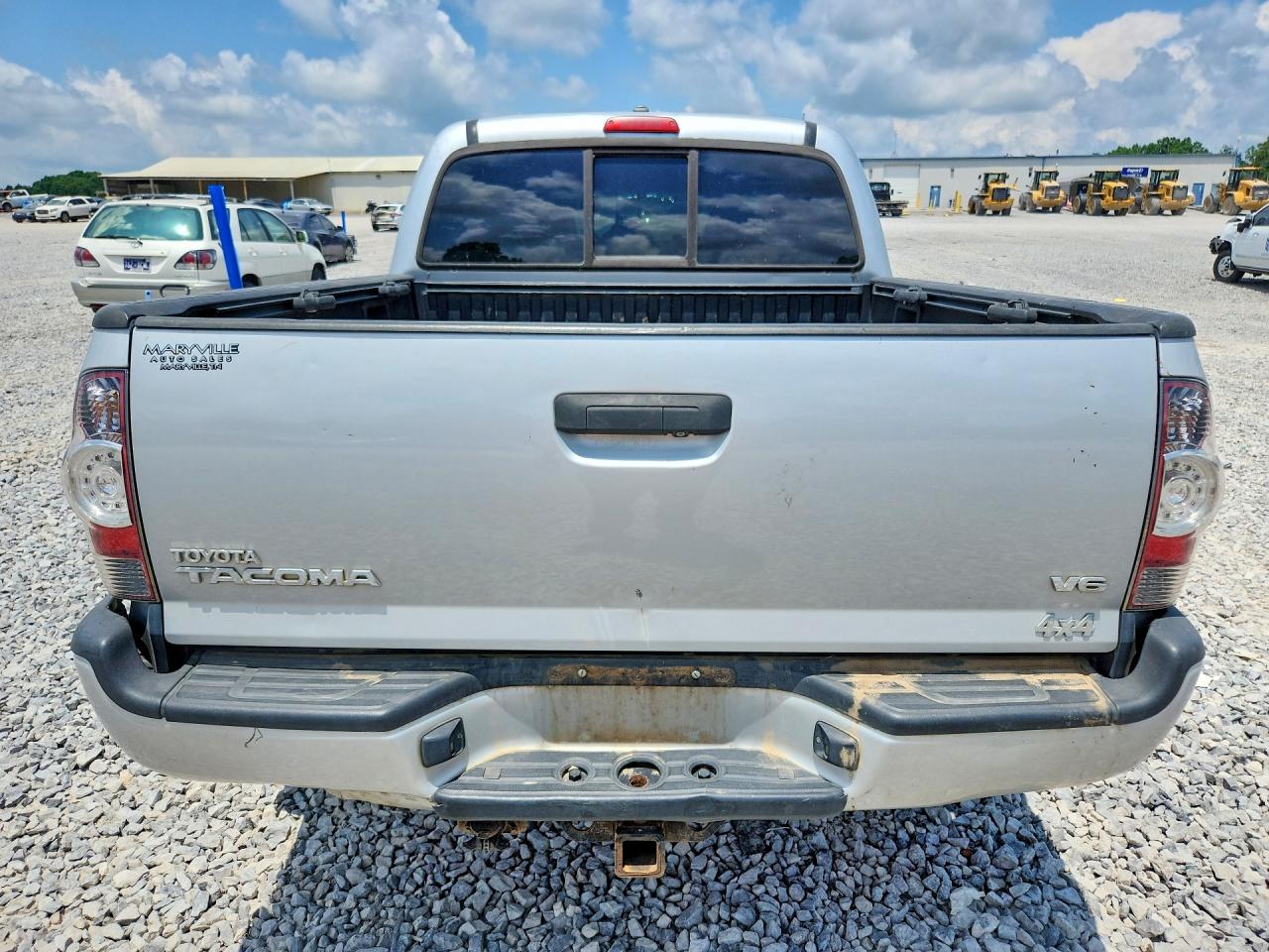 2011 Toyota Tacoma Double Cab Silver vin: 5TFLU4EN2BX007832