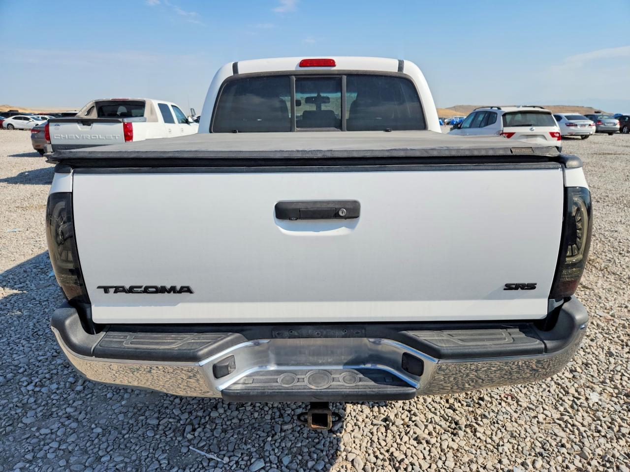 2013 Toyota Tacoma V6 White vin: 5TFLU4EN2DX065278
