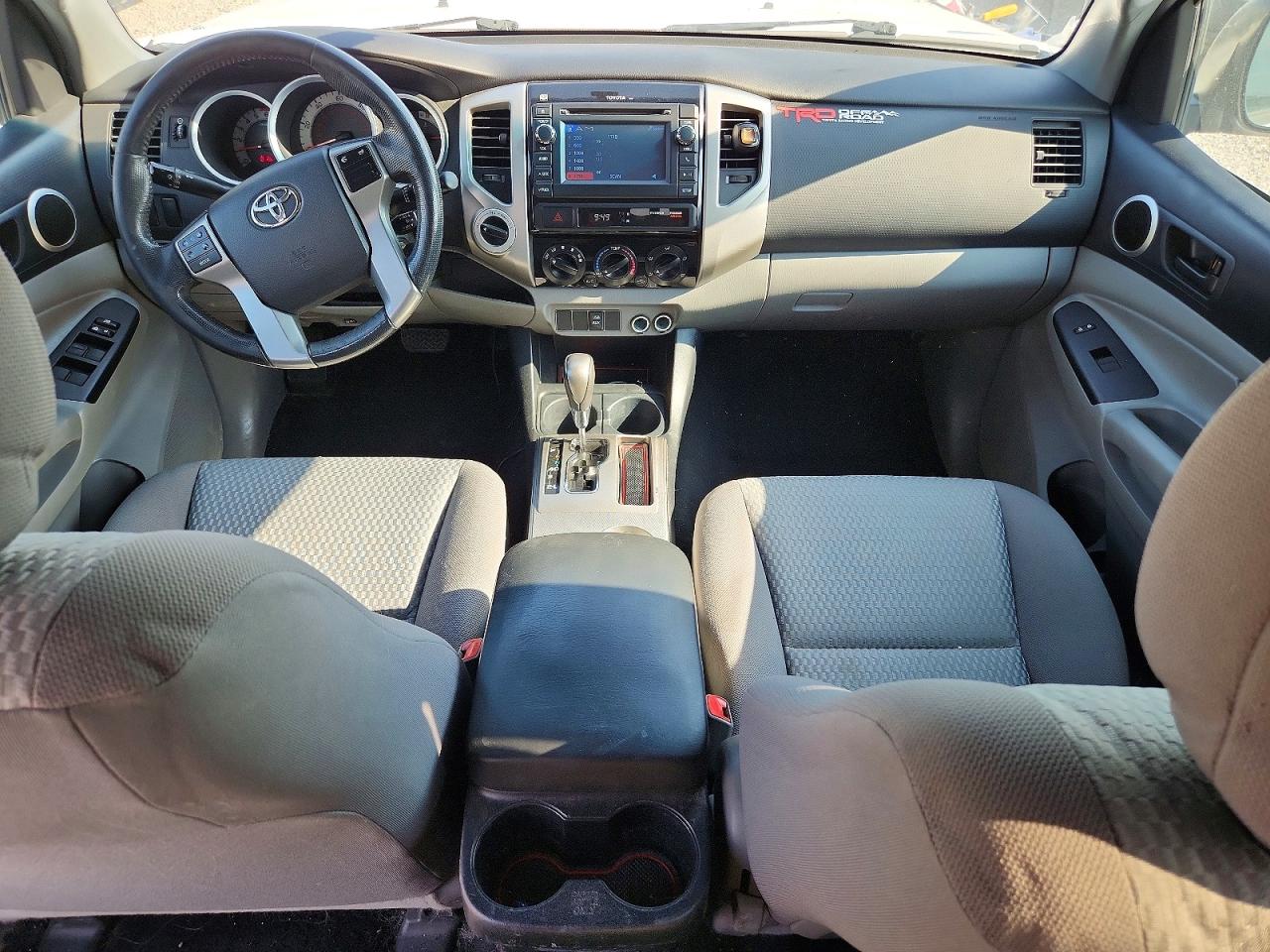 2013 Toyota Tacoma V6 White vin: 5TFLU4EN2DX065278