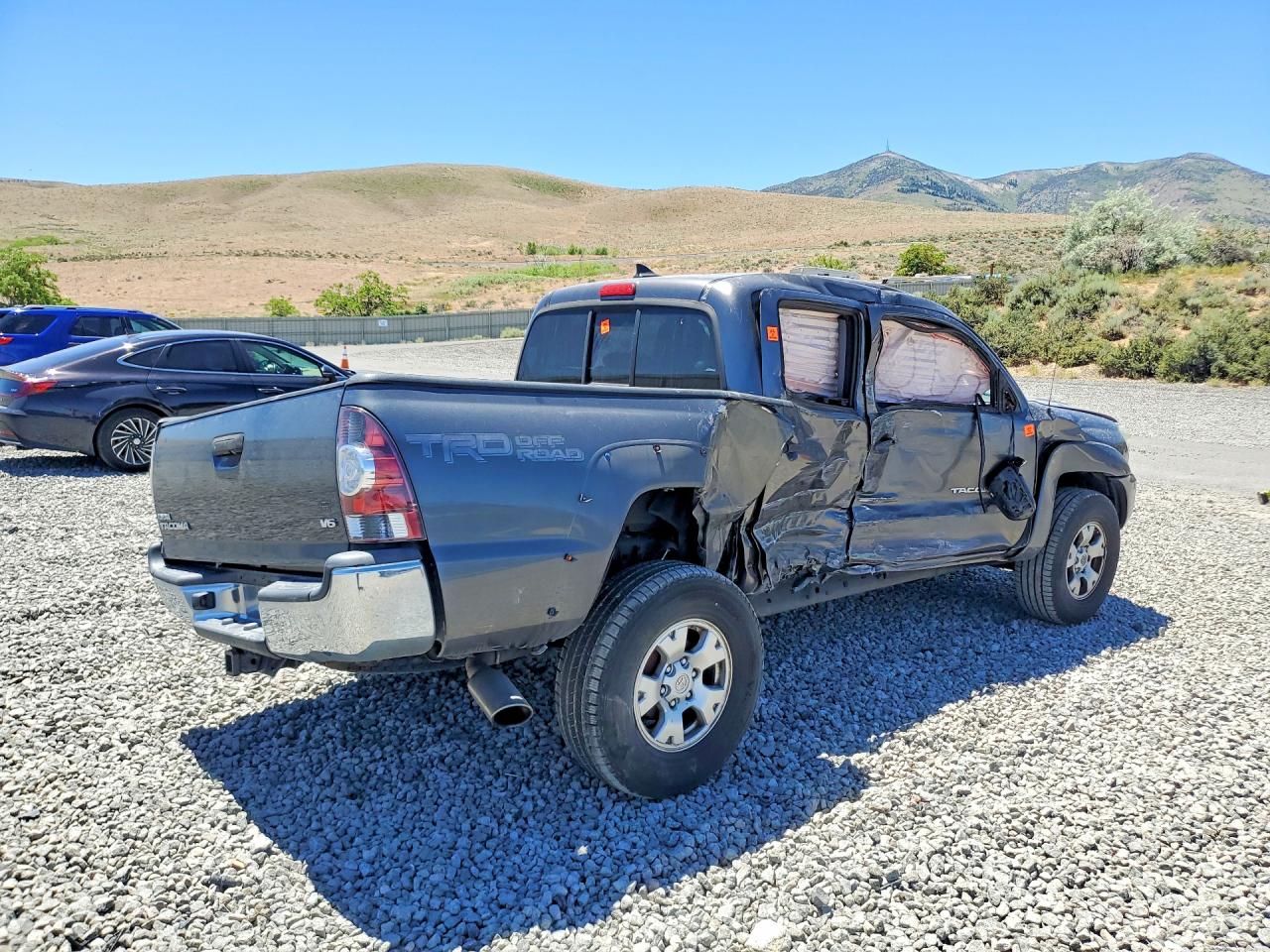 2014 Toyota Tacoma Double Cab Charcoal vin: 5TFLU4EN2EX087363