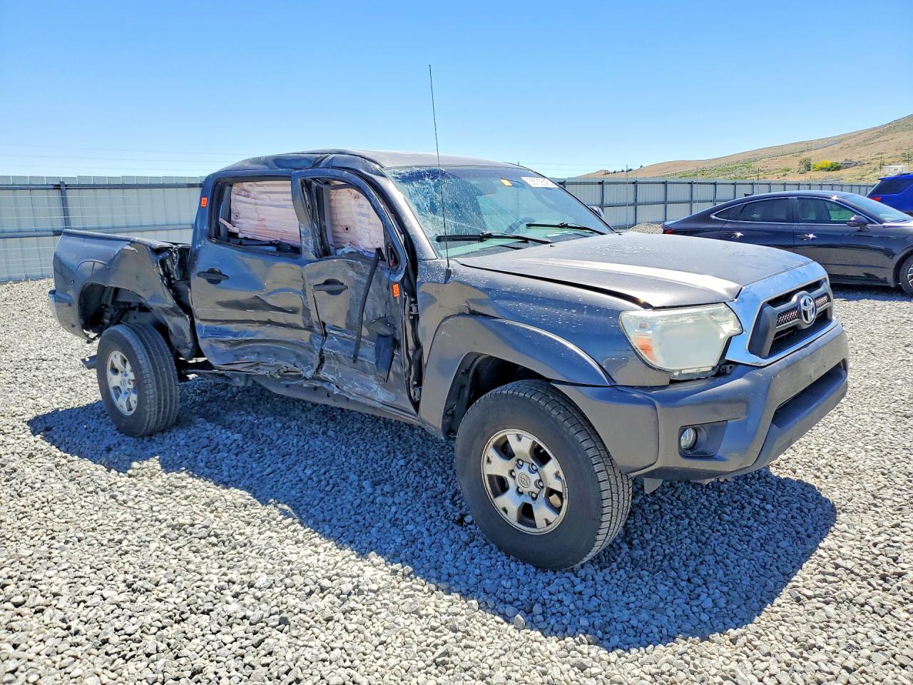 2014 Toyota Tacoma Double Cab Charcoal vin: 5TFLU4EN2EX087363